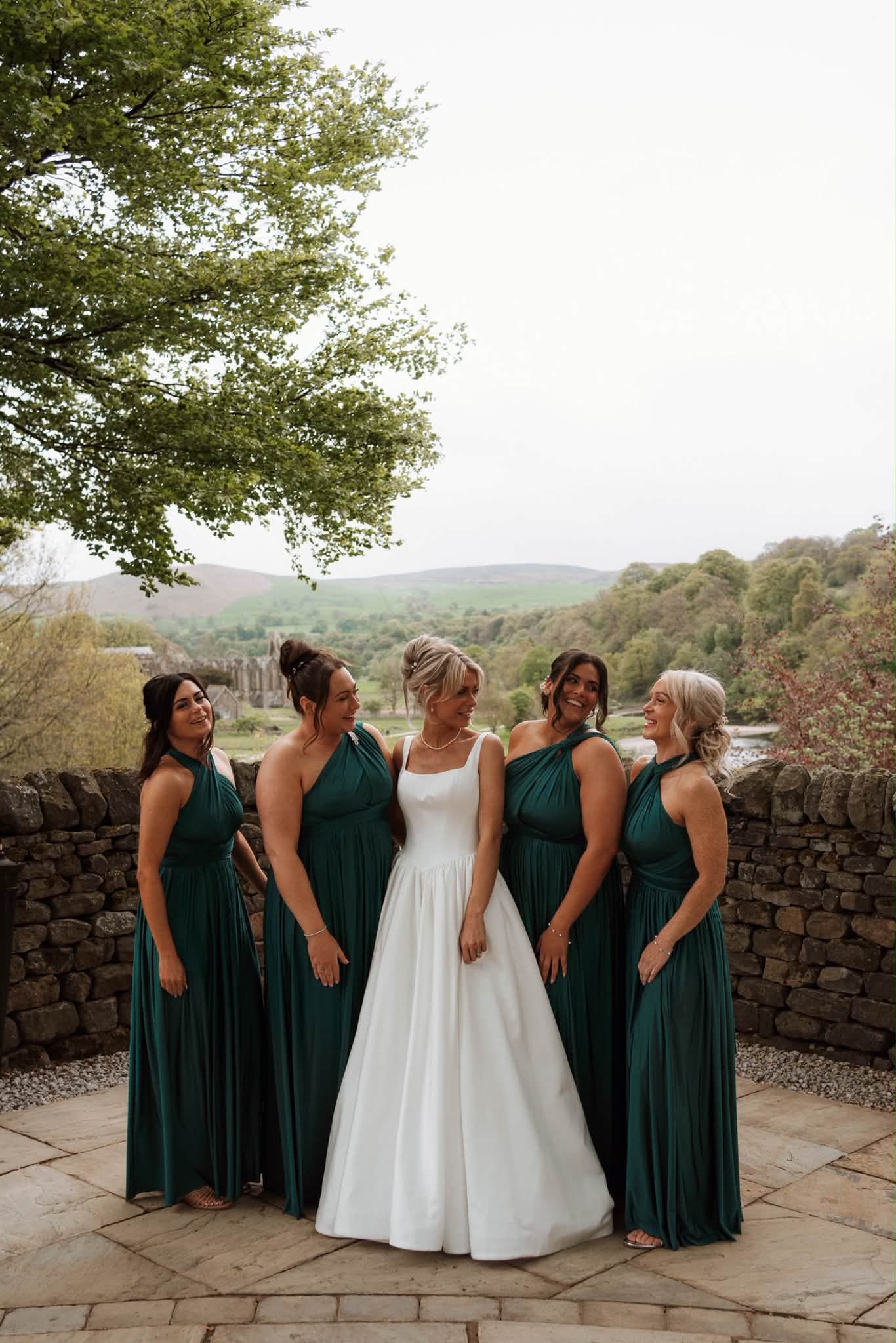 multiway bridesmaid dresses green Forest for sale pleated dress Maxi Sleeve Kay Unger New York Size:XL tall