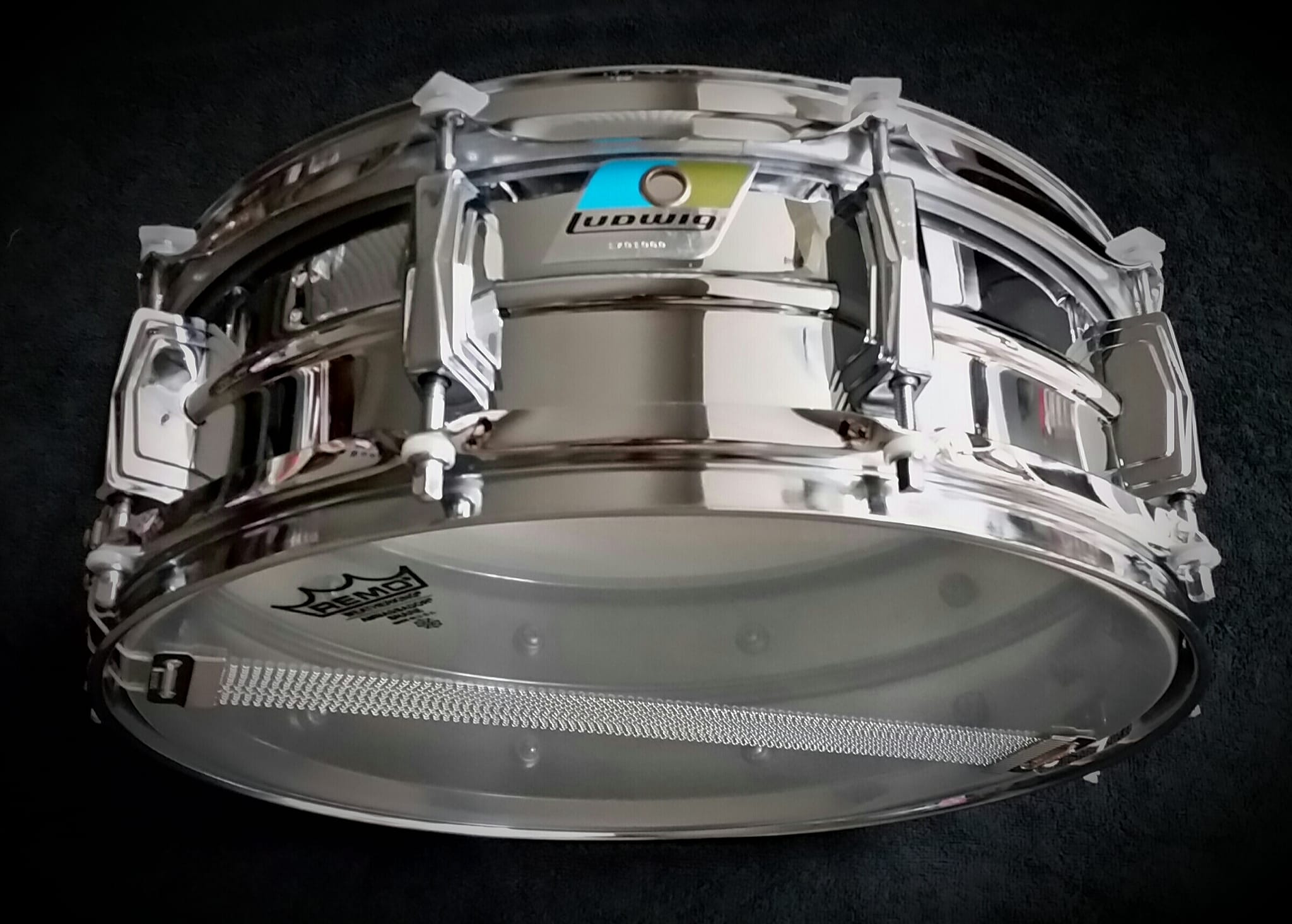 What is the story behind the 1966 Ludwig Supraphonic LM400 snare drum?