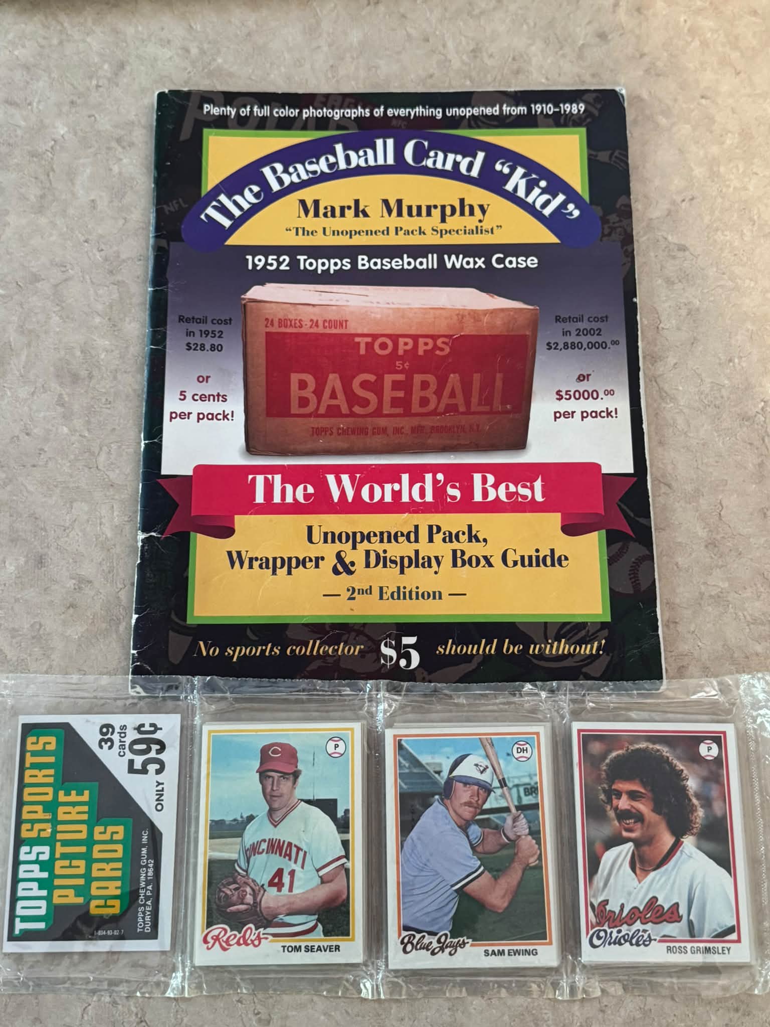 Vintage Unopened Baseball Cards for Sale from The Baseball Card