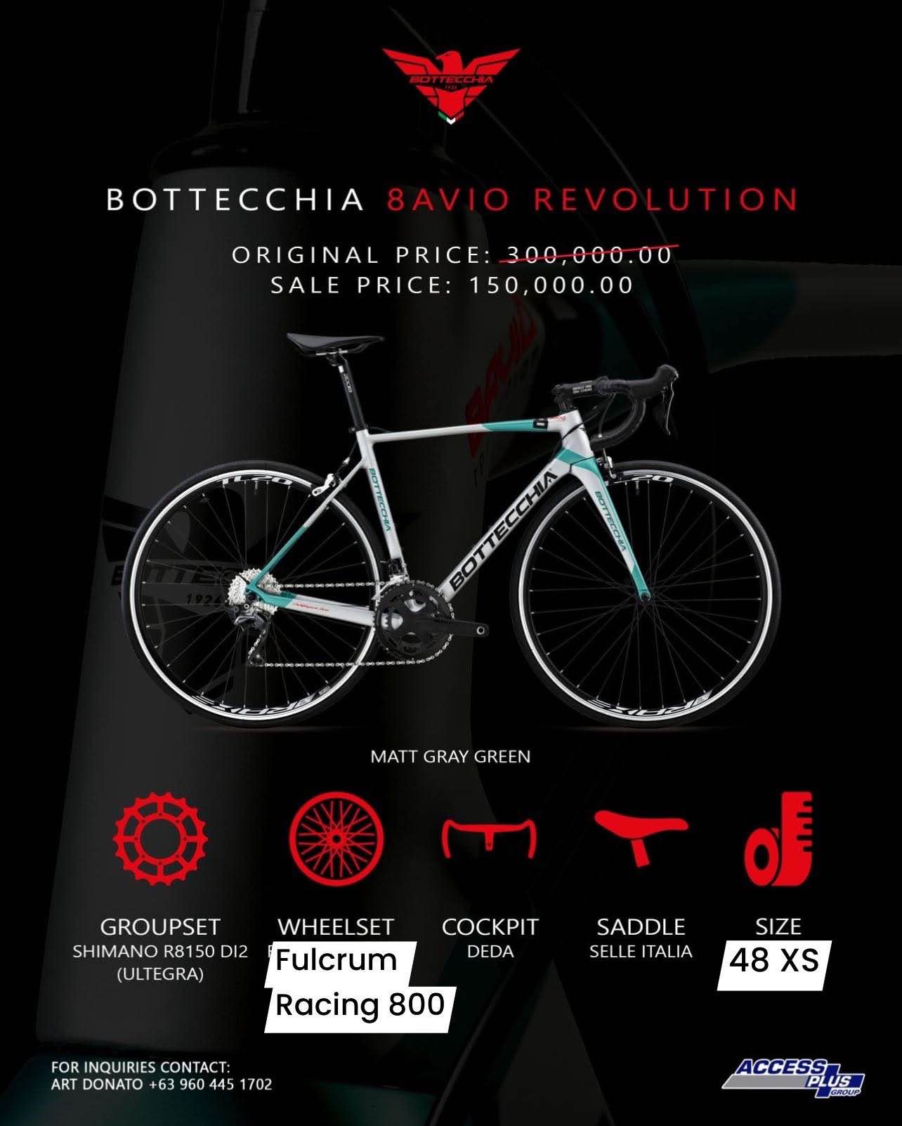 Bottecchia 8avio Revolution Proudly made in Italy ?? a Endurance 