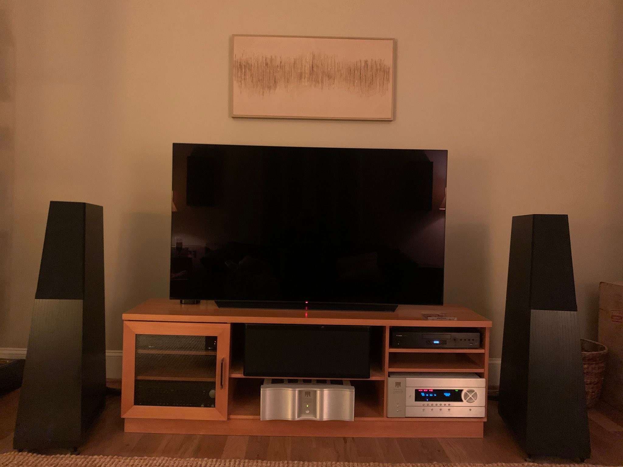 Audiophile home theater system setup