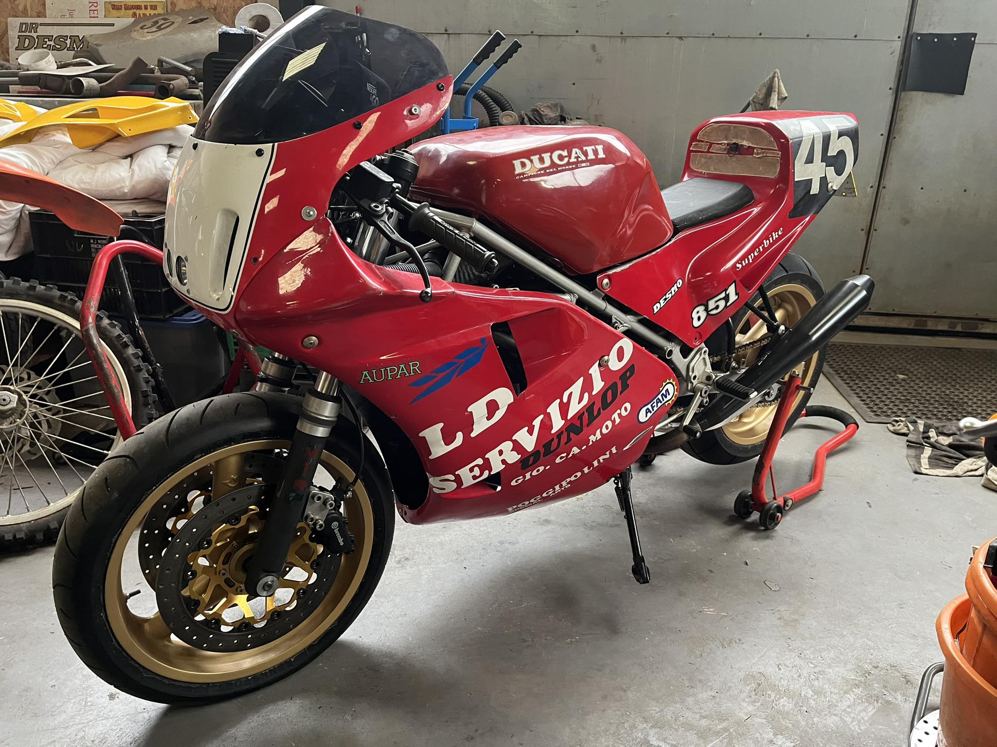 Ducati 851 F90** (Raymond Roche, 1990) 