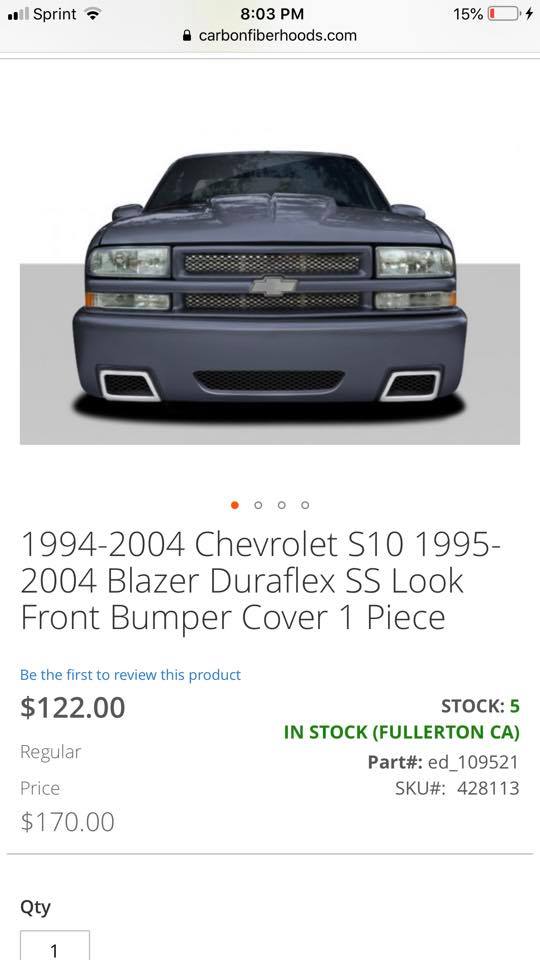 Front Bumper License Plate Holder Bracket For 1994-2004 Chevy S10 Pickup & Blazer - Black Plastic