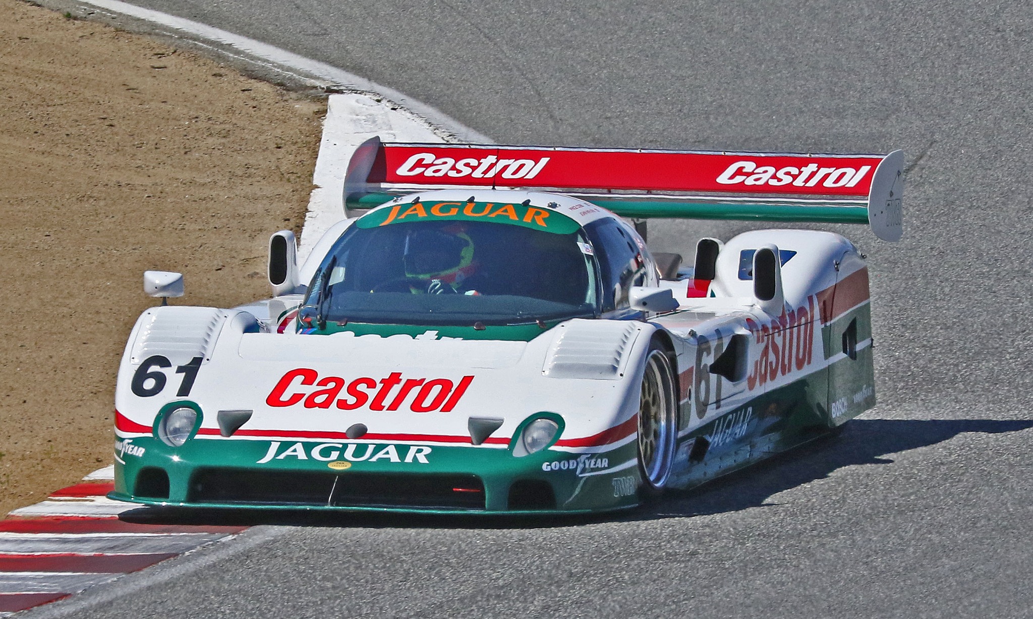 Zak Brown drives 1990 Jaguar XJR10 at Monterey Historics | Laguna