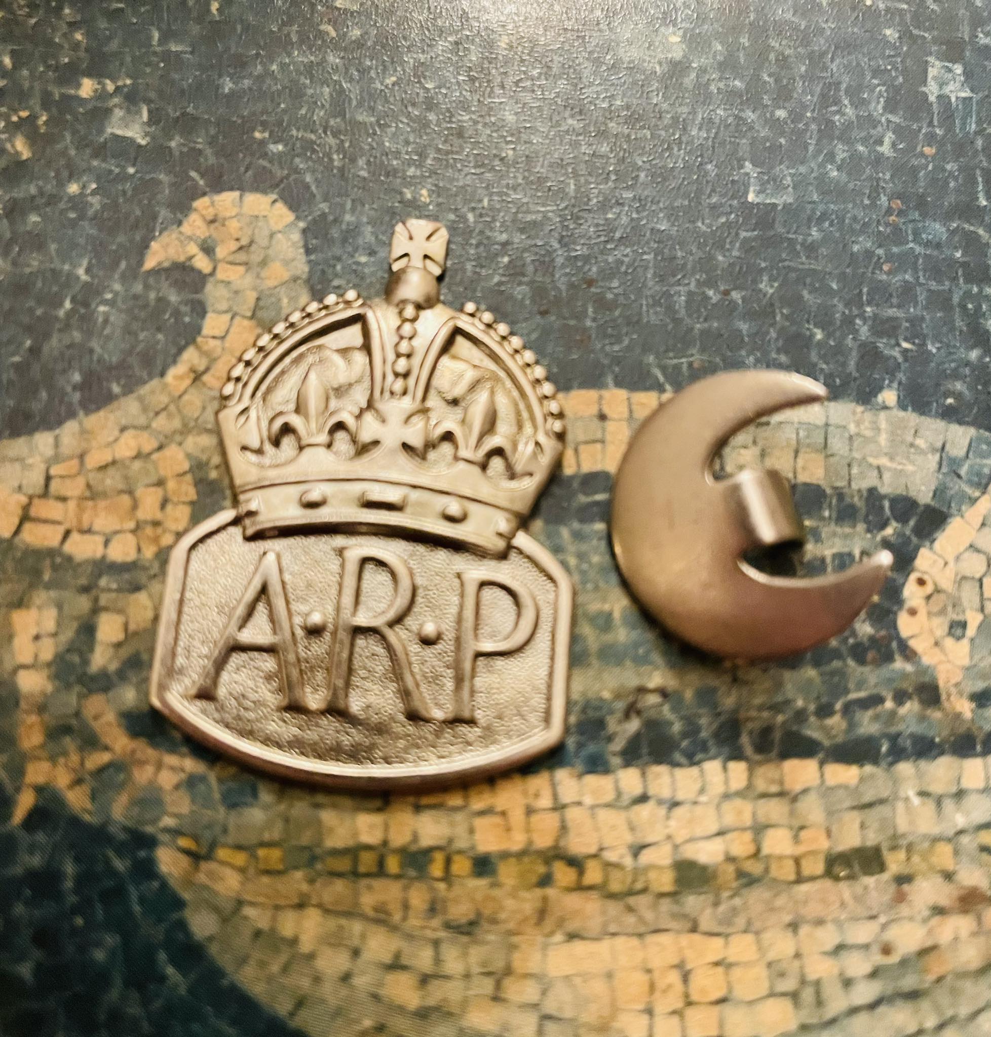 ARP badge damaged by child