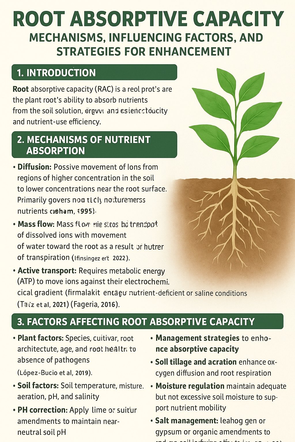 Soil Science (IDEH) | Root Absorptive Capacity: Mechanisms, Influencing ...