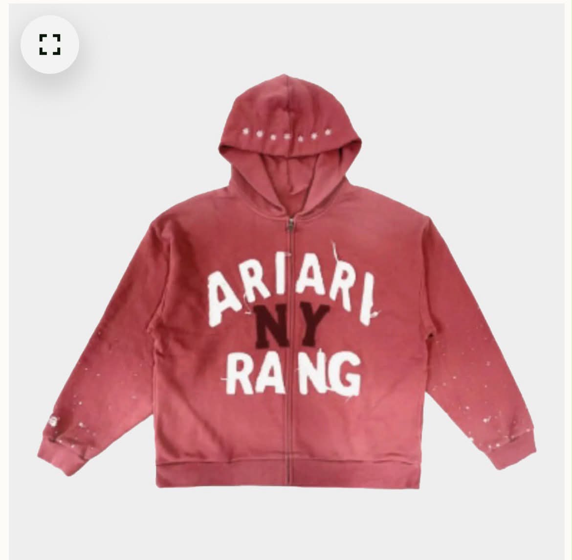 Red Arirang hoodie from NY for sale in LA?