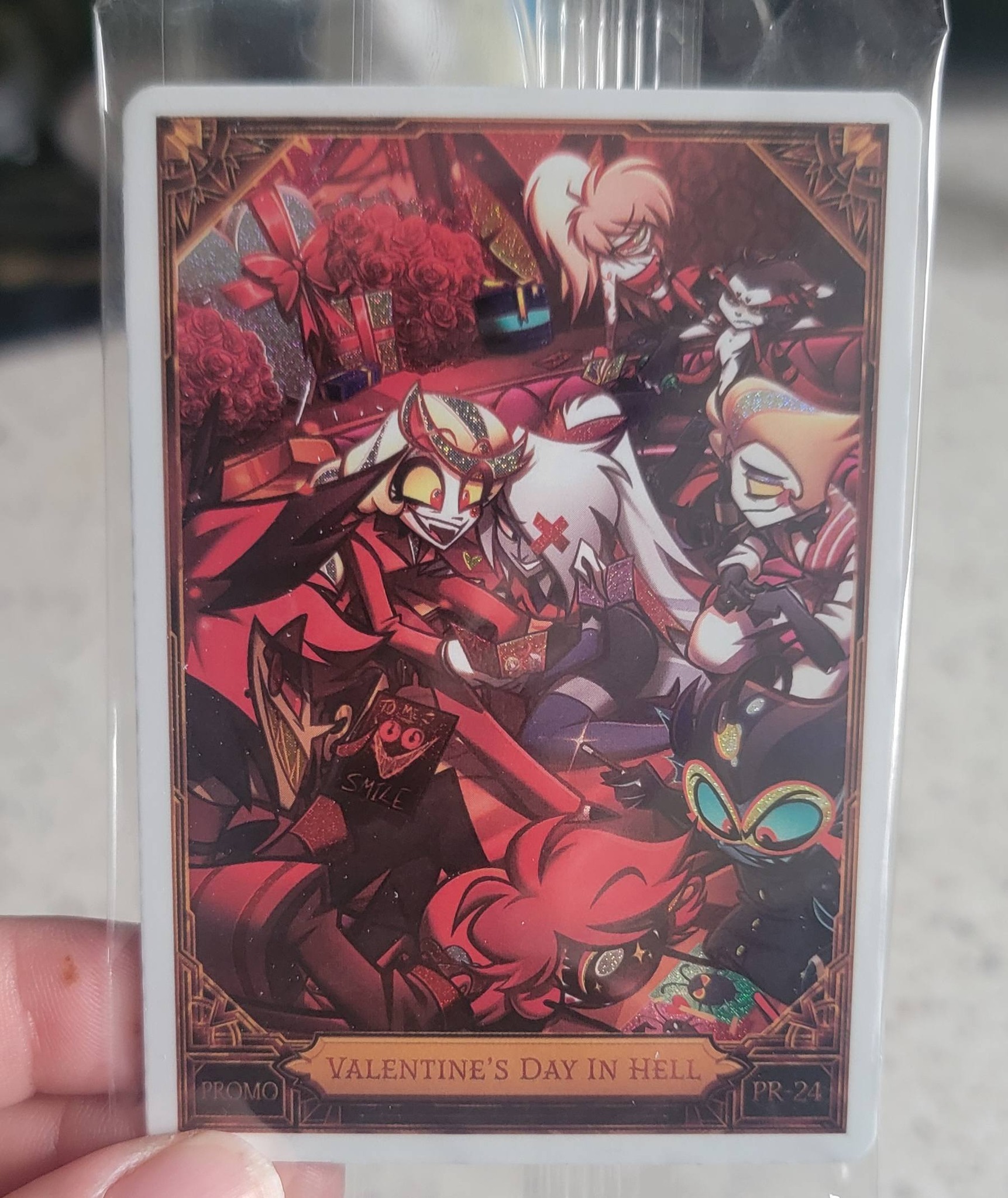 Does anyone have a Valentine's Day in Hell Hazbin Hotel promo card