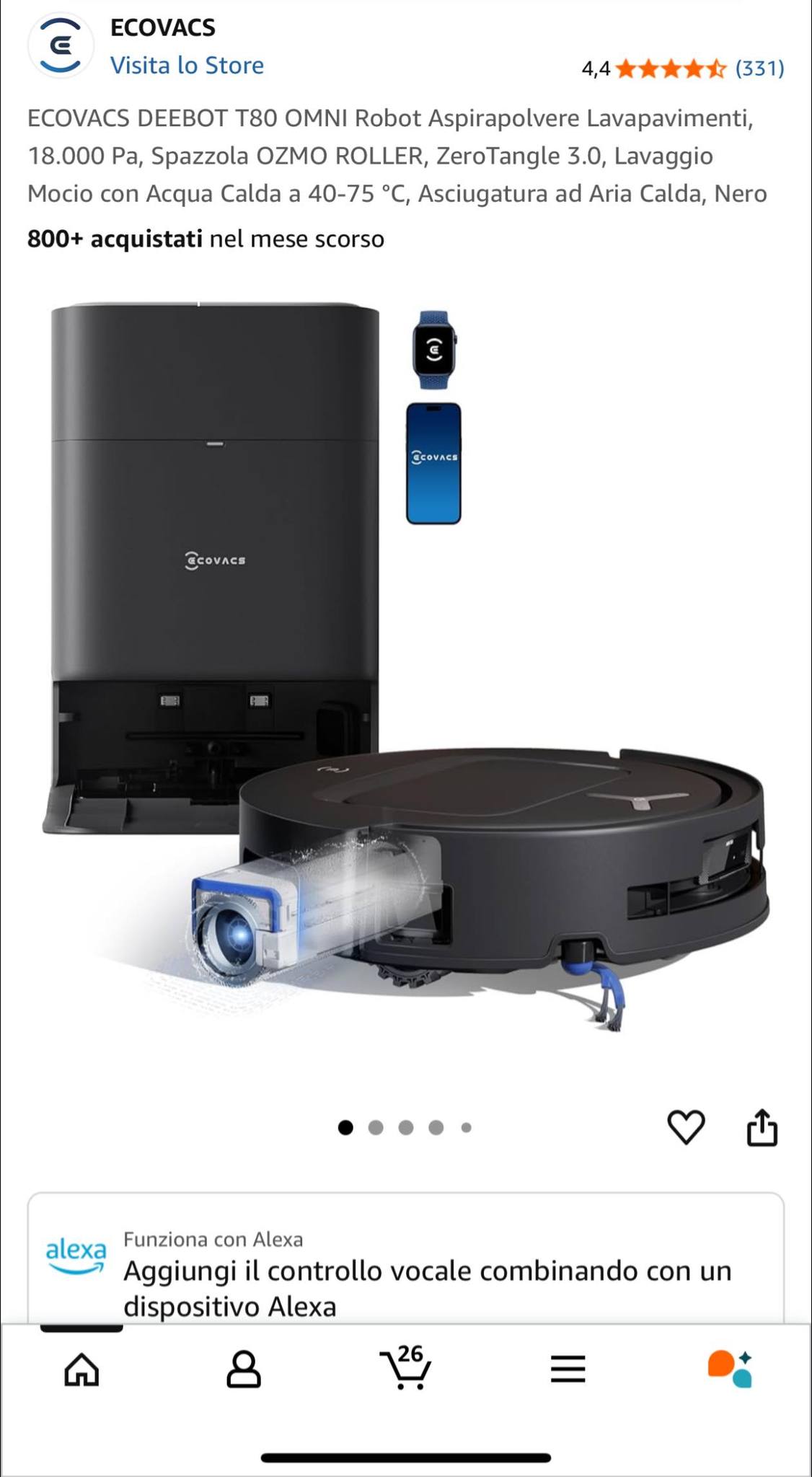 Supporti Per Mocio Di Ricambio (2 Pezzi) - Compatibili Con Robot Aspirapolvere MOVA S10, P10, P50