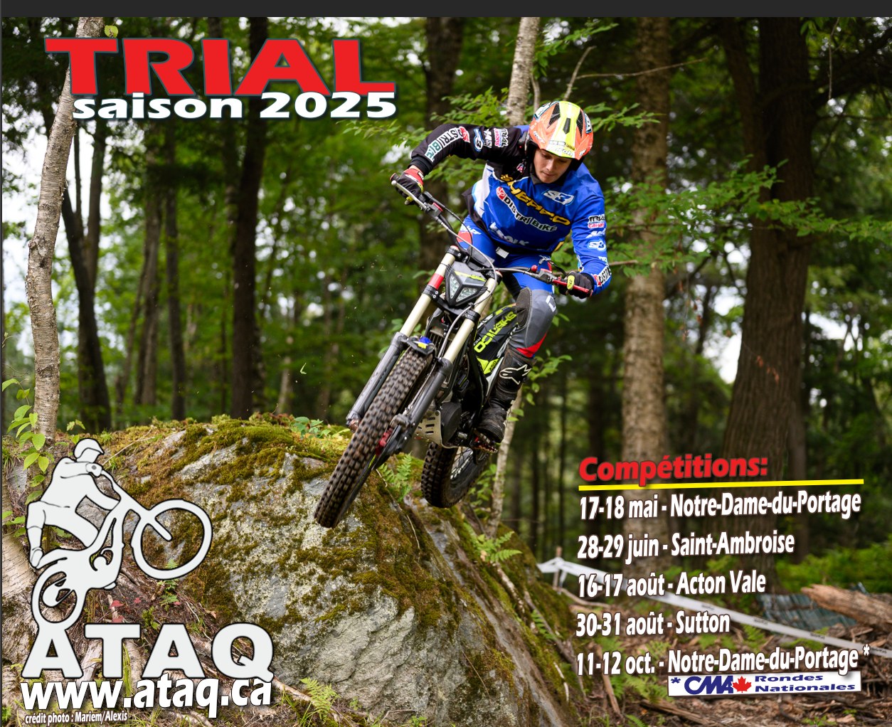 ATAQ - Calendrier du championnat provincial de l'ATAQ... | Facebook