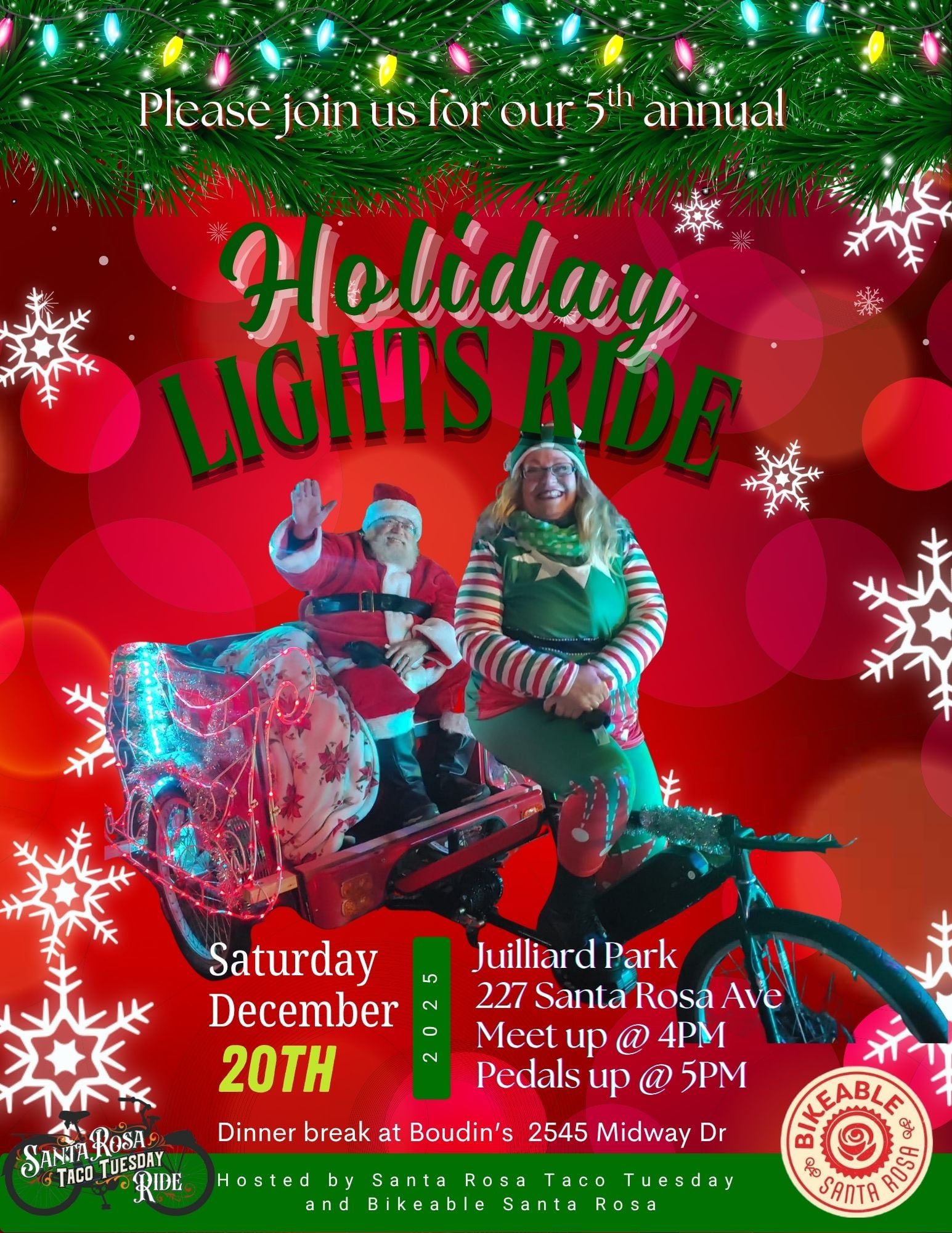 Santa Rosa Taco Tuesday Ride and more | 🚨🎄🚨SAVE THE DATES🚨🎄🚨 | Facebook