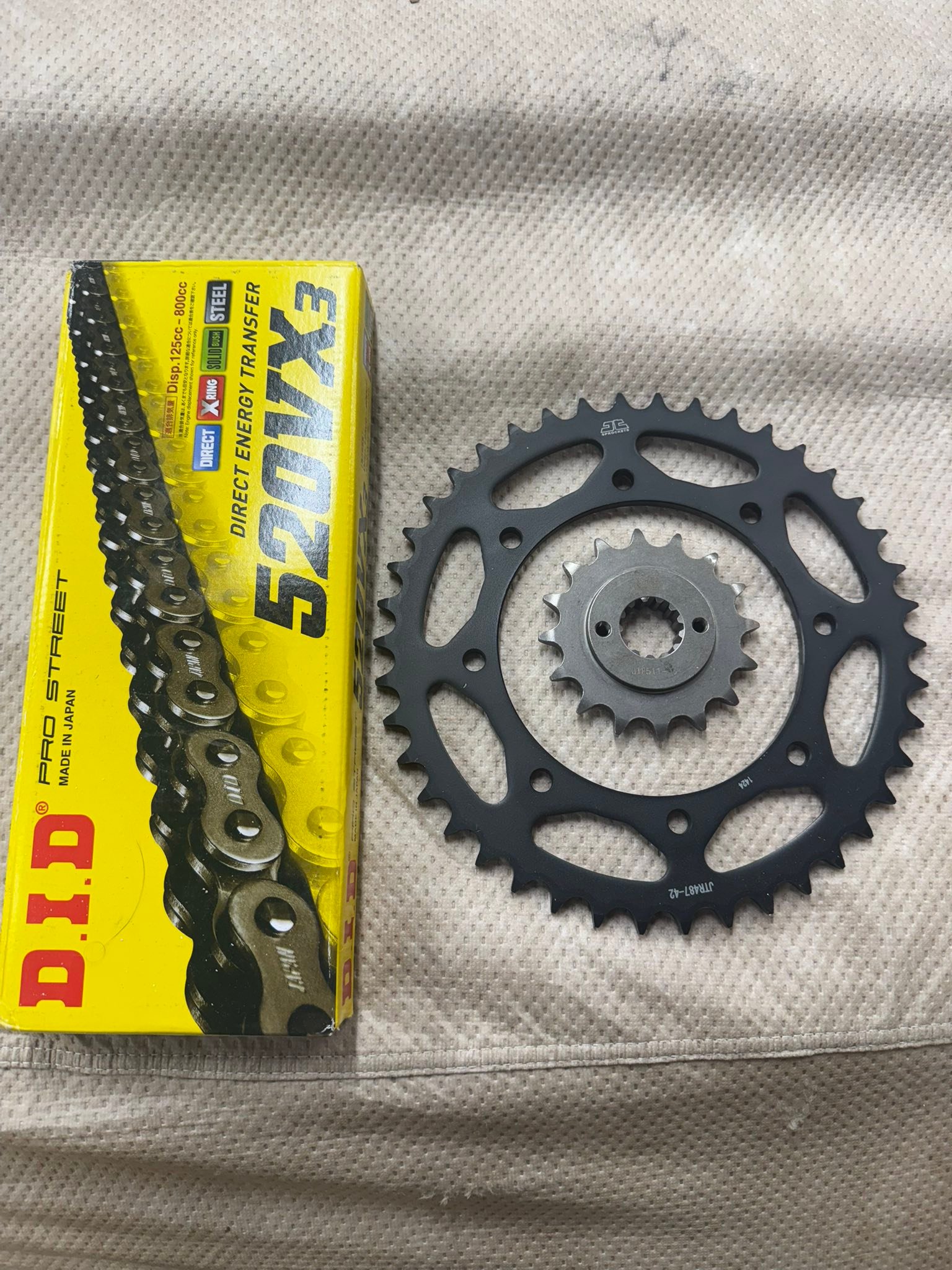 Brand new Vortex 42T Aluminum rear sprocket just taken outta the