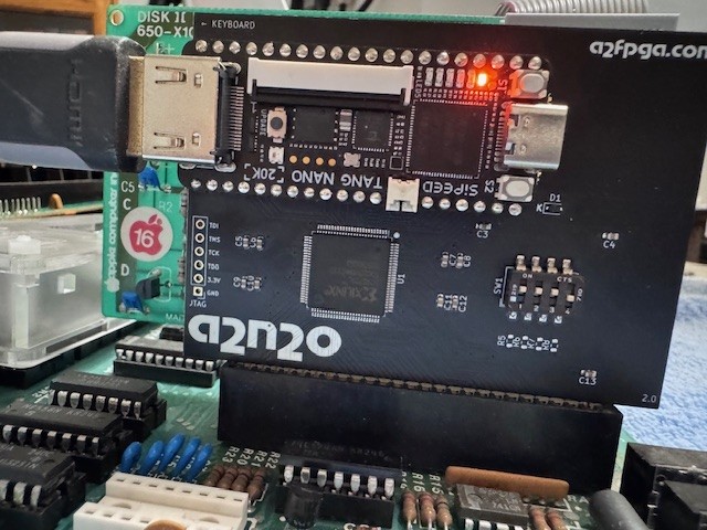 A2FPGA adapter not producing HDMI video signal on Apple II