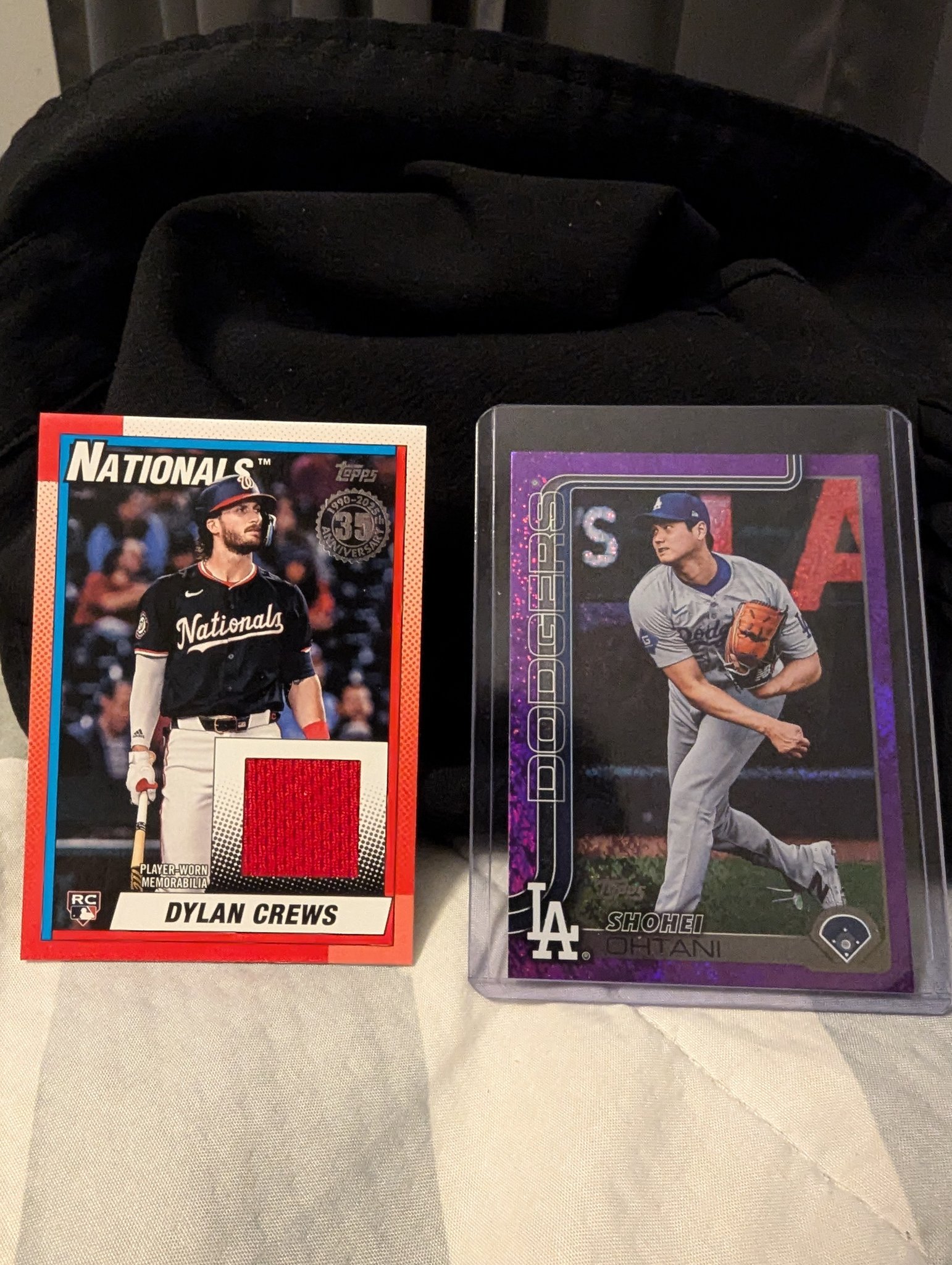 Rare Ohtani and Dylan Crews cards found in Topps 2025 series ii 