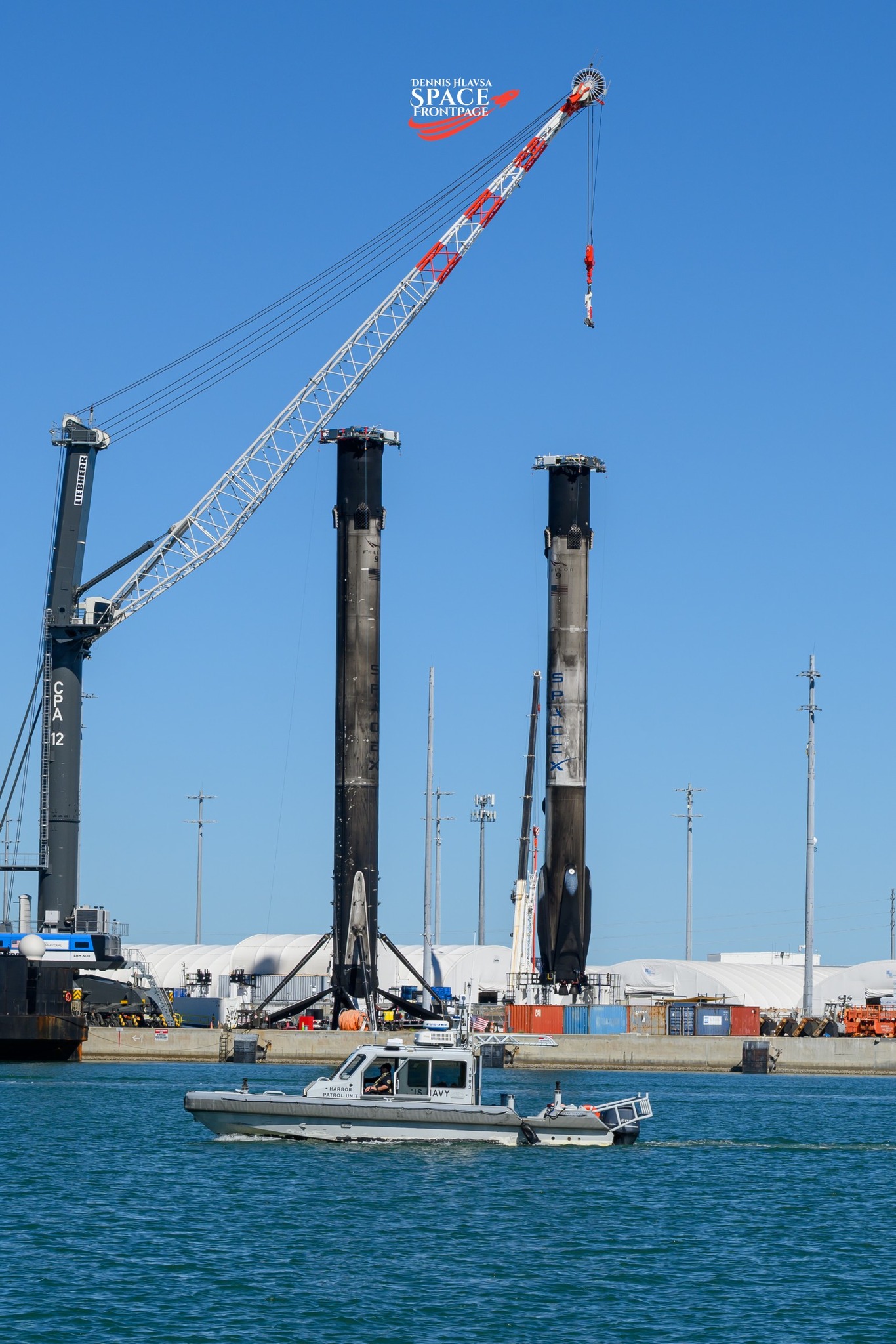 SpaceX boosters B1069 and B1094 in Port Canaveral | Cape Canaveral, FL