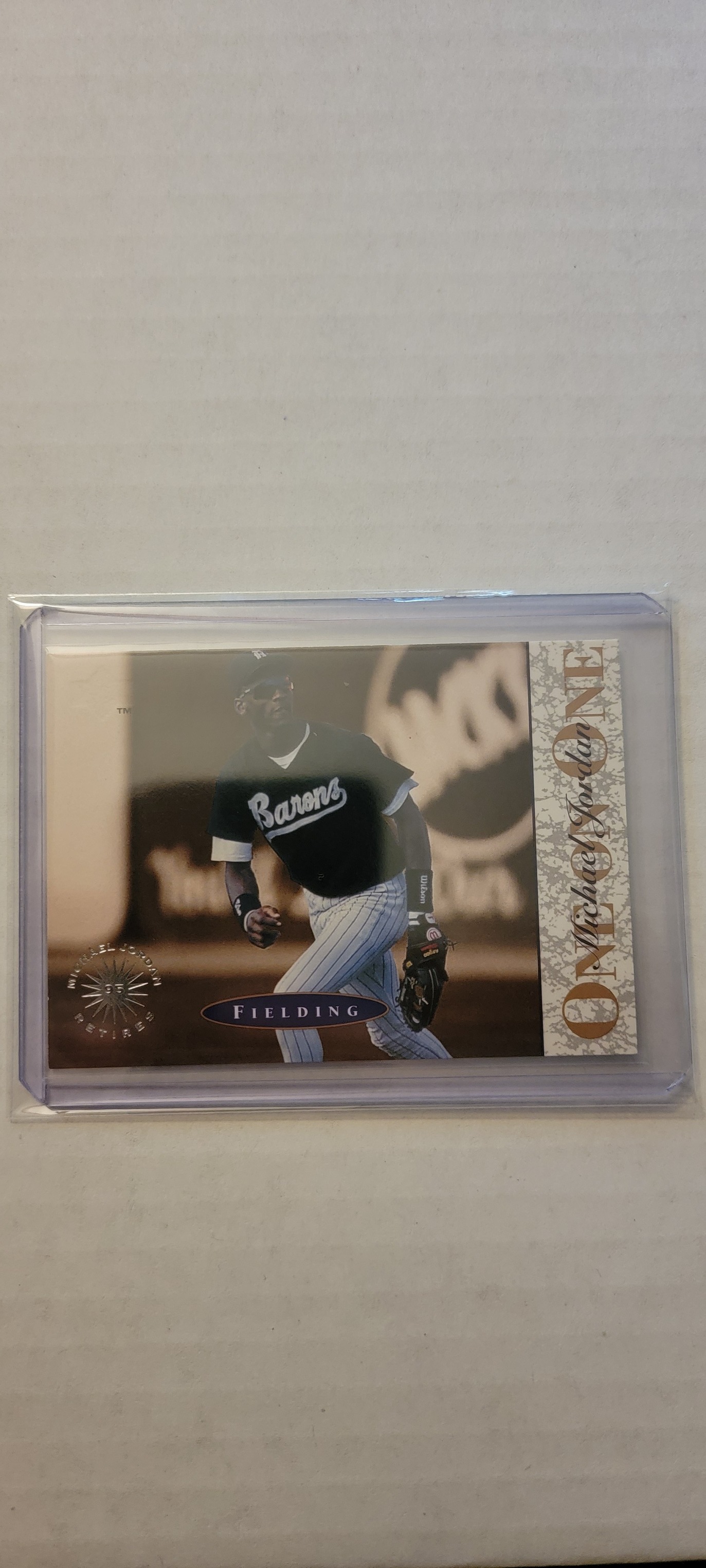 The upper deck symbol is missing the foil. I thought it was a good