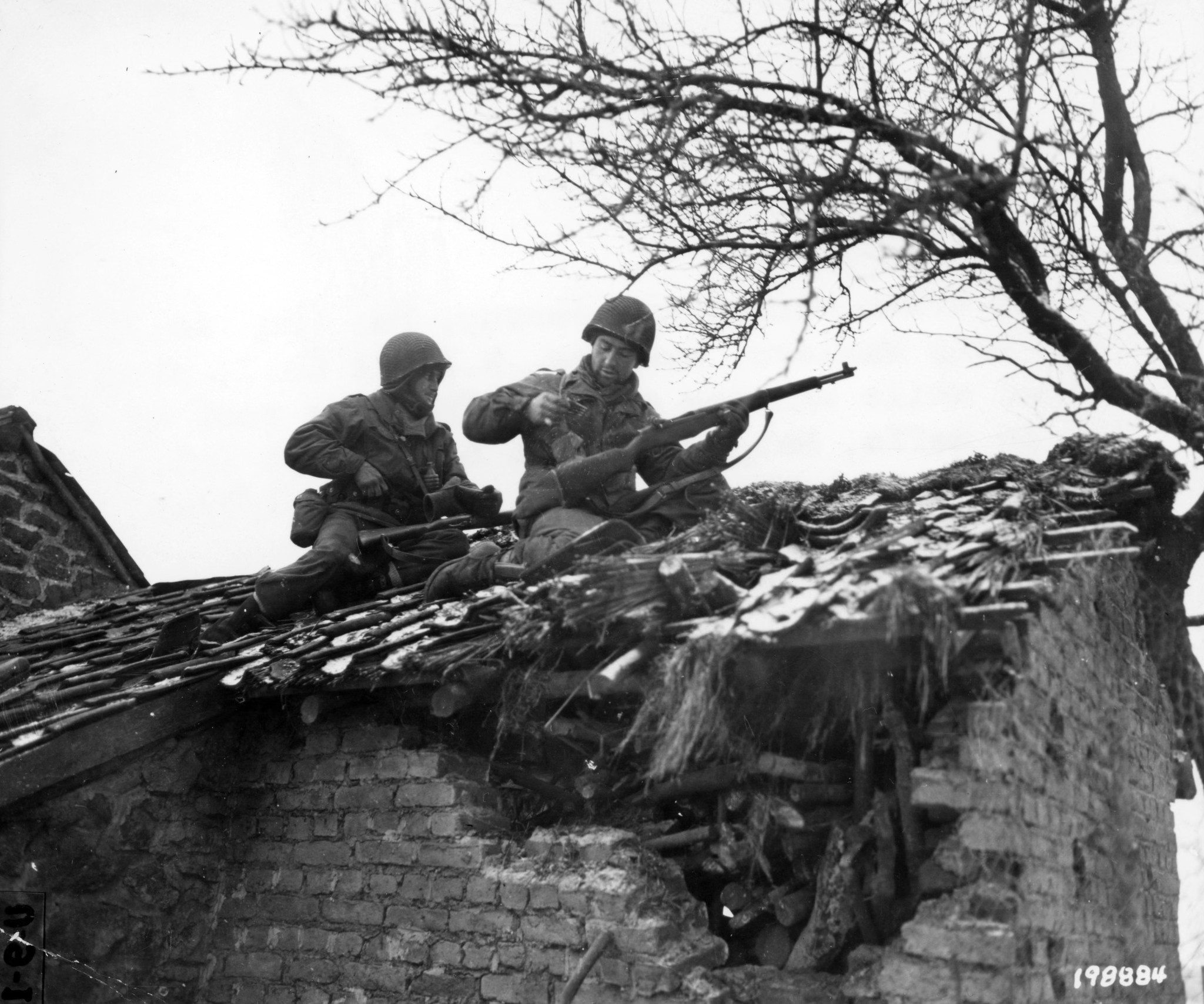 Jessamyn - BELGIUM. S/Sgt. Urban Minicozzi, Jessup, Pa. (HQ Co.) and ...