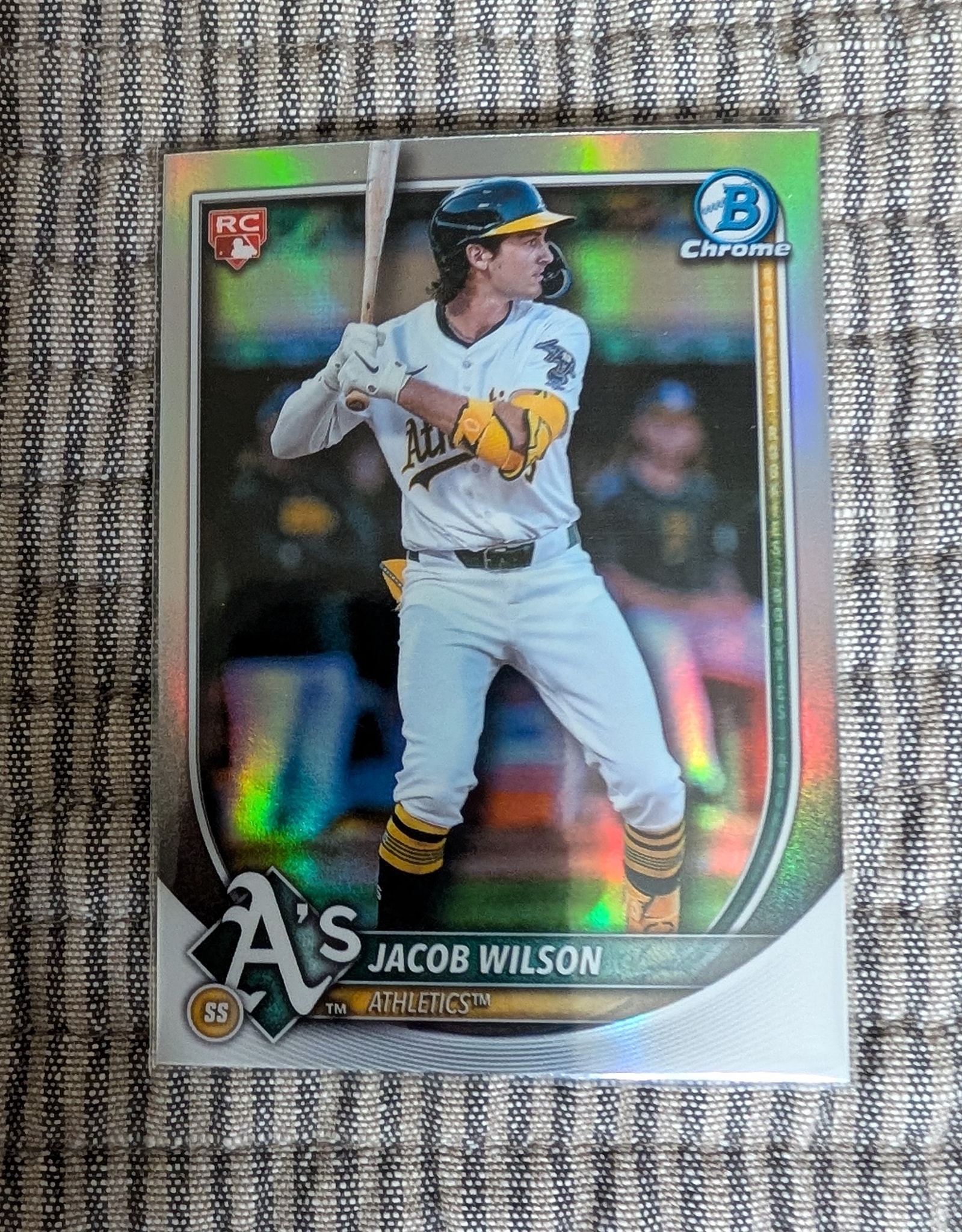What exactly does the red RC mean on this Jacob Wilson card?