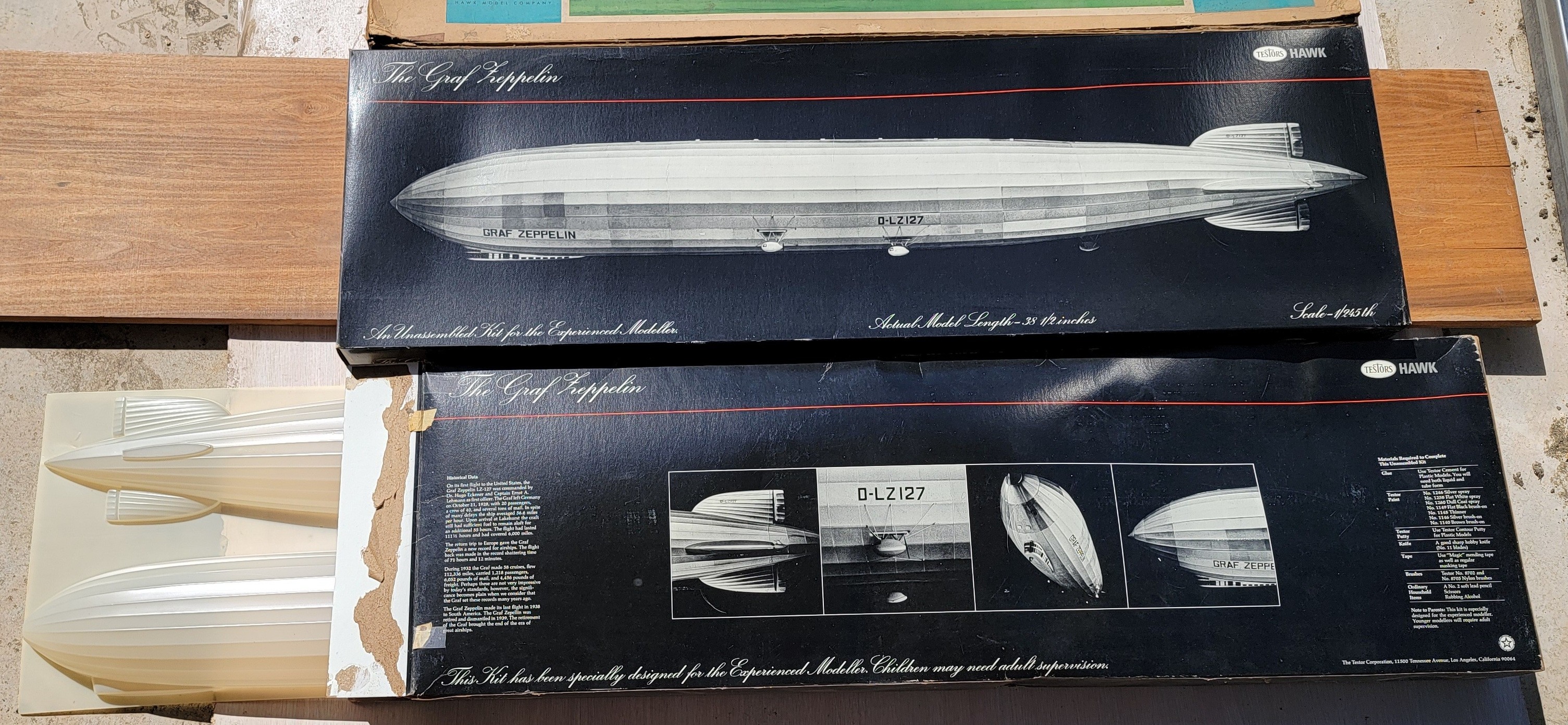 Hawk Graf Zeppelin LZ-127 model kit releases and features
