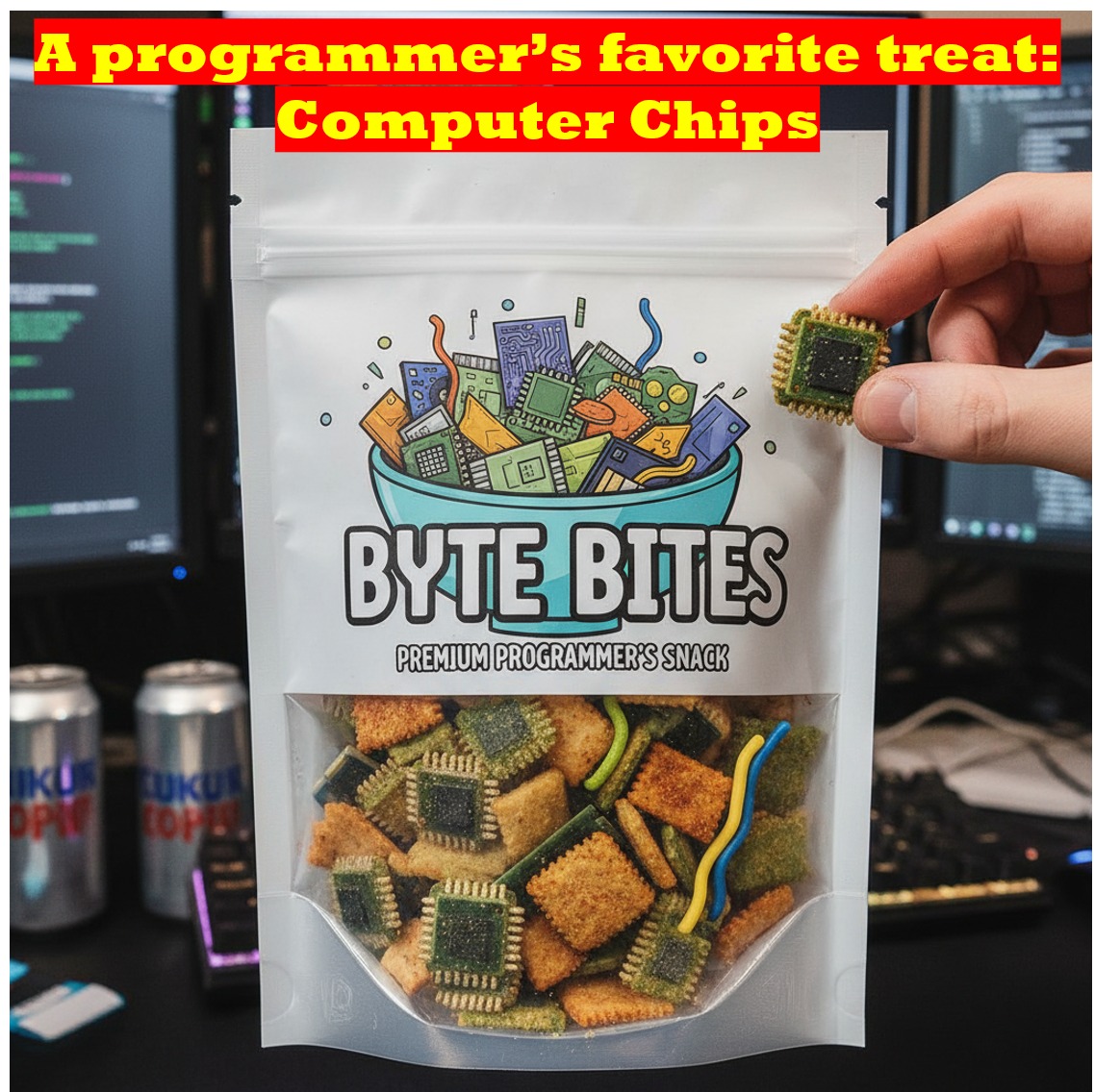 Science Humor | When eating them, computer programmers drink Field ...