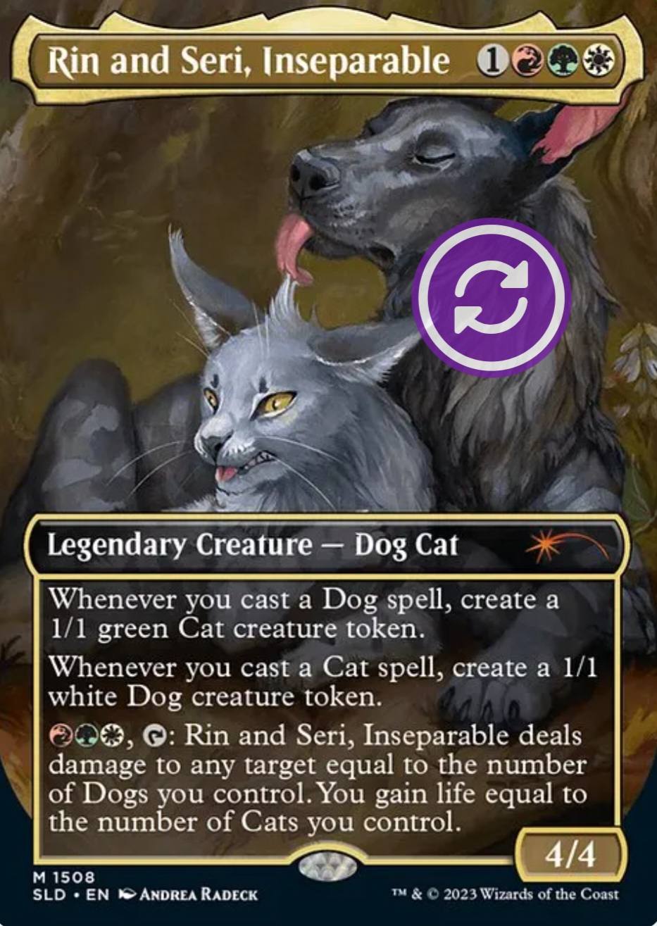 Magic: The Gathering's Raining Cats and Dogs commander deck