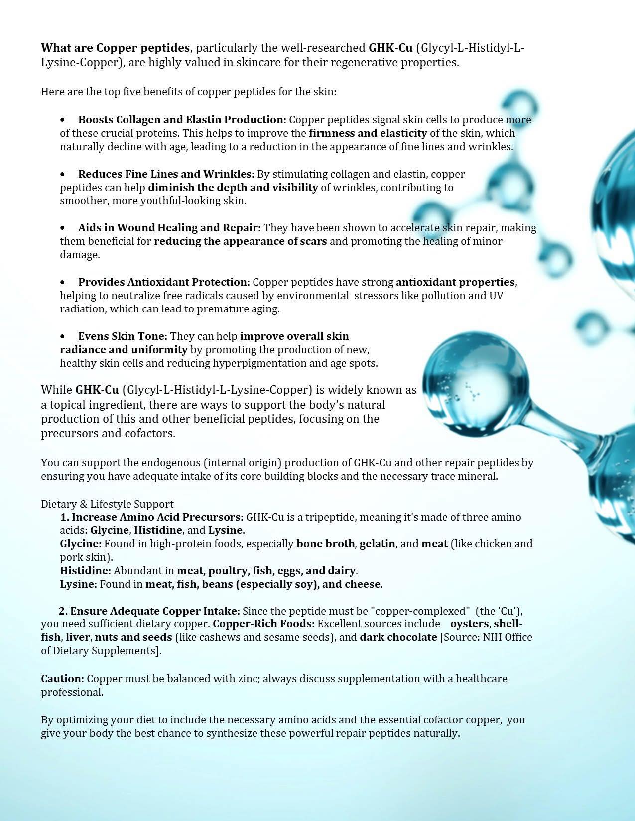 ghk cu peptide food sources Discover the origin of copper peptides, how they work, and why they've become a coveted addition to modern routines BPC-157 Peptide Therapy in single product Supply:3-Pack