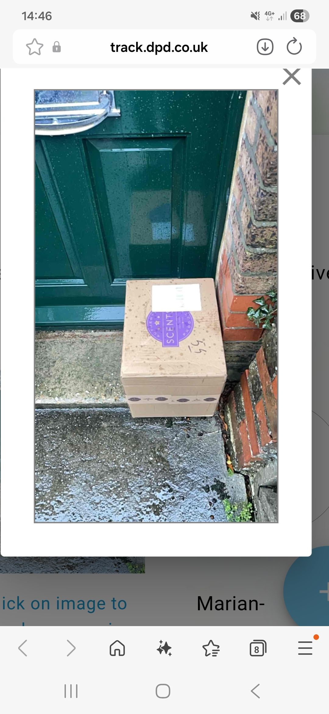 Dorchester: News and Views | Does anyone recognise this door my parcel ...