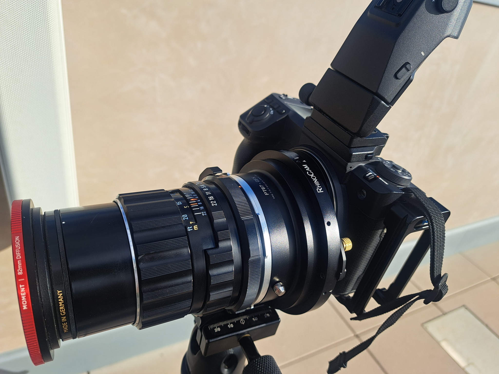 Has anyone adapted the Pentax 67 105mm to a GFX?