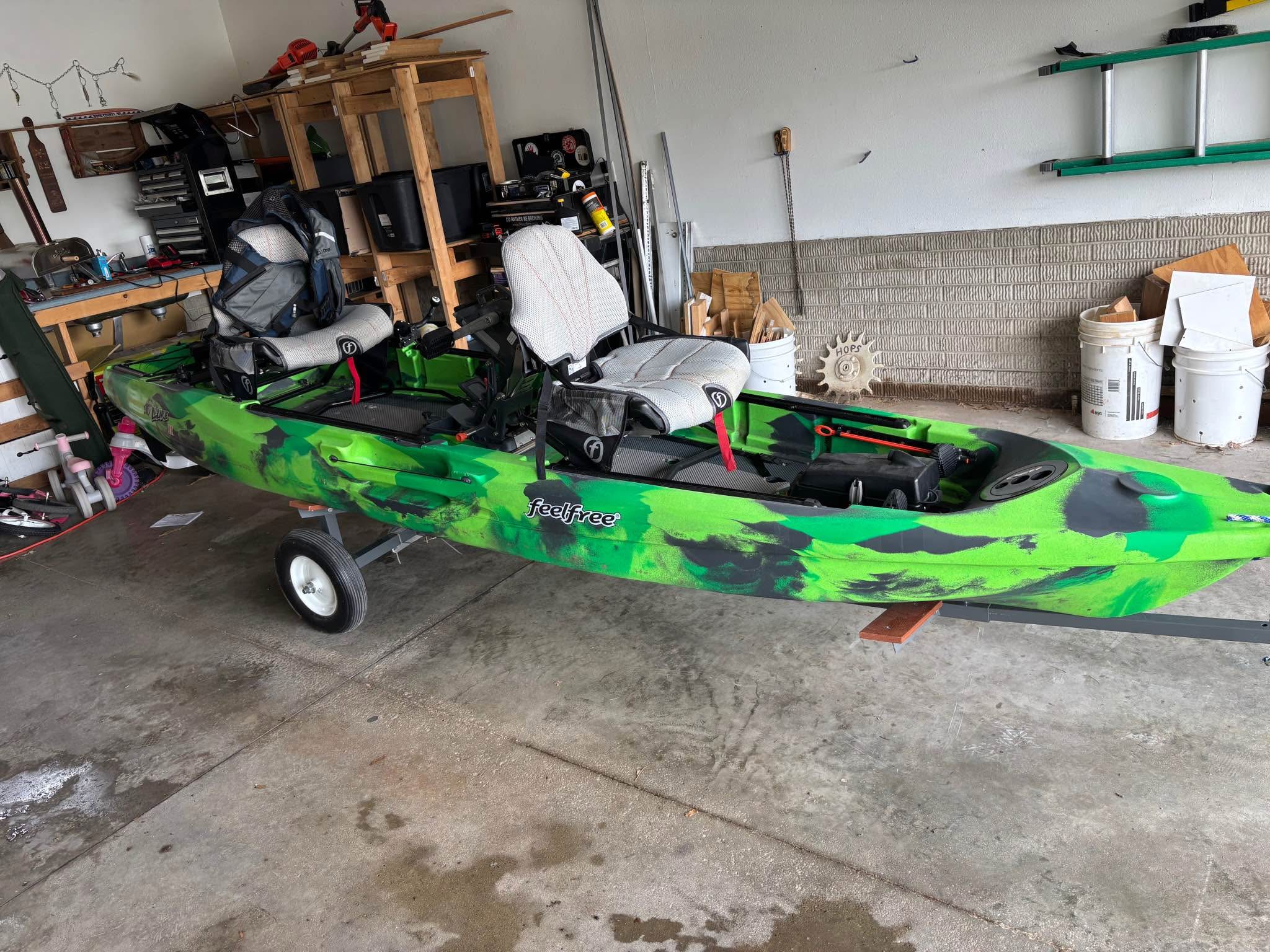 feelfree lure ll tandem overdrive v2 fishing kayak II  Kayaks The New Lure II Tandem is Feelfrees newest compliment to the Lure Series of Kayaks Feelfree Lure 11.5 V2 Blue