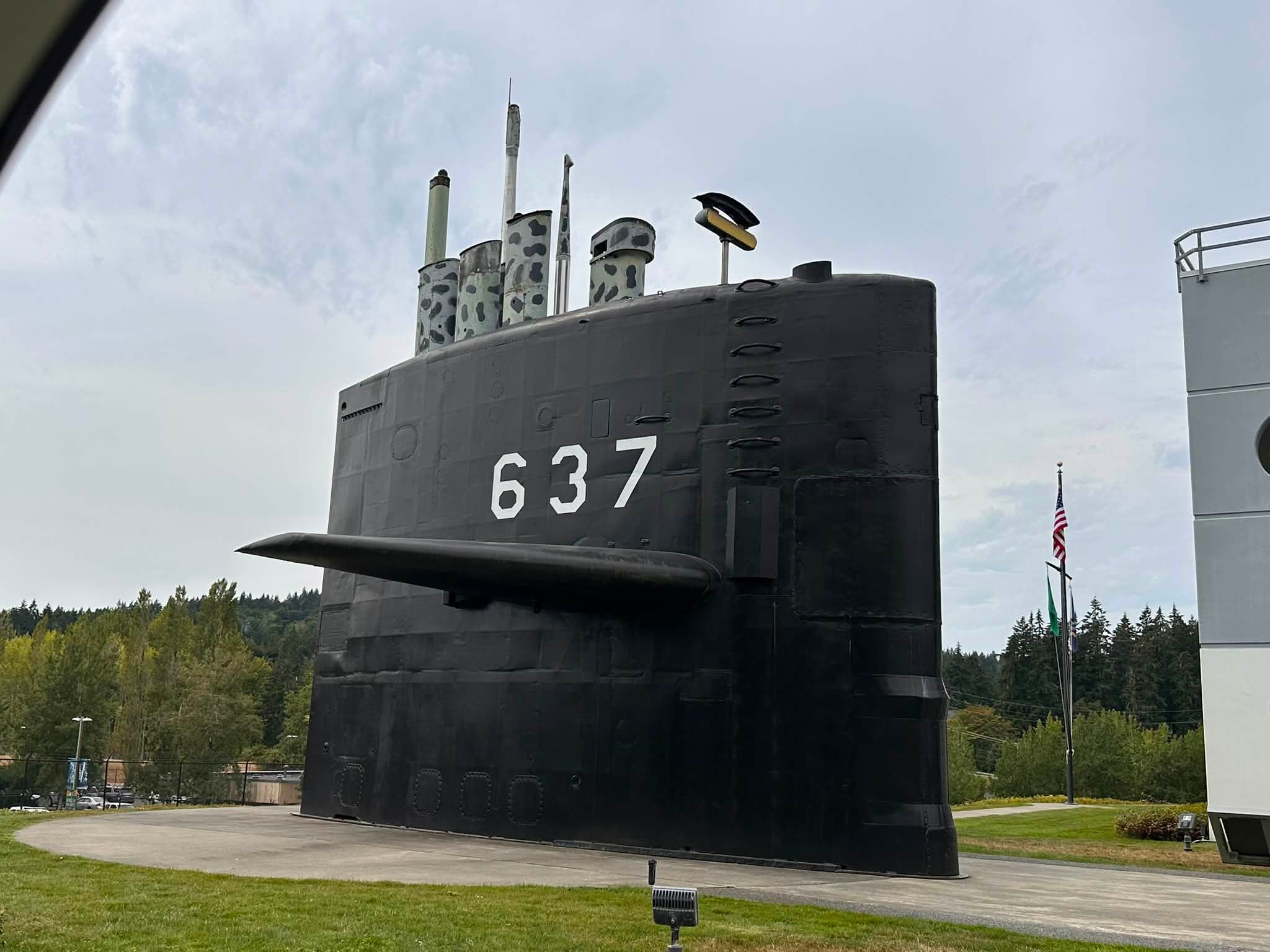 US Naval Undersea Museum in Keyport, WA, featuring submarine 637