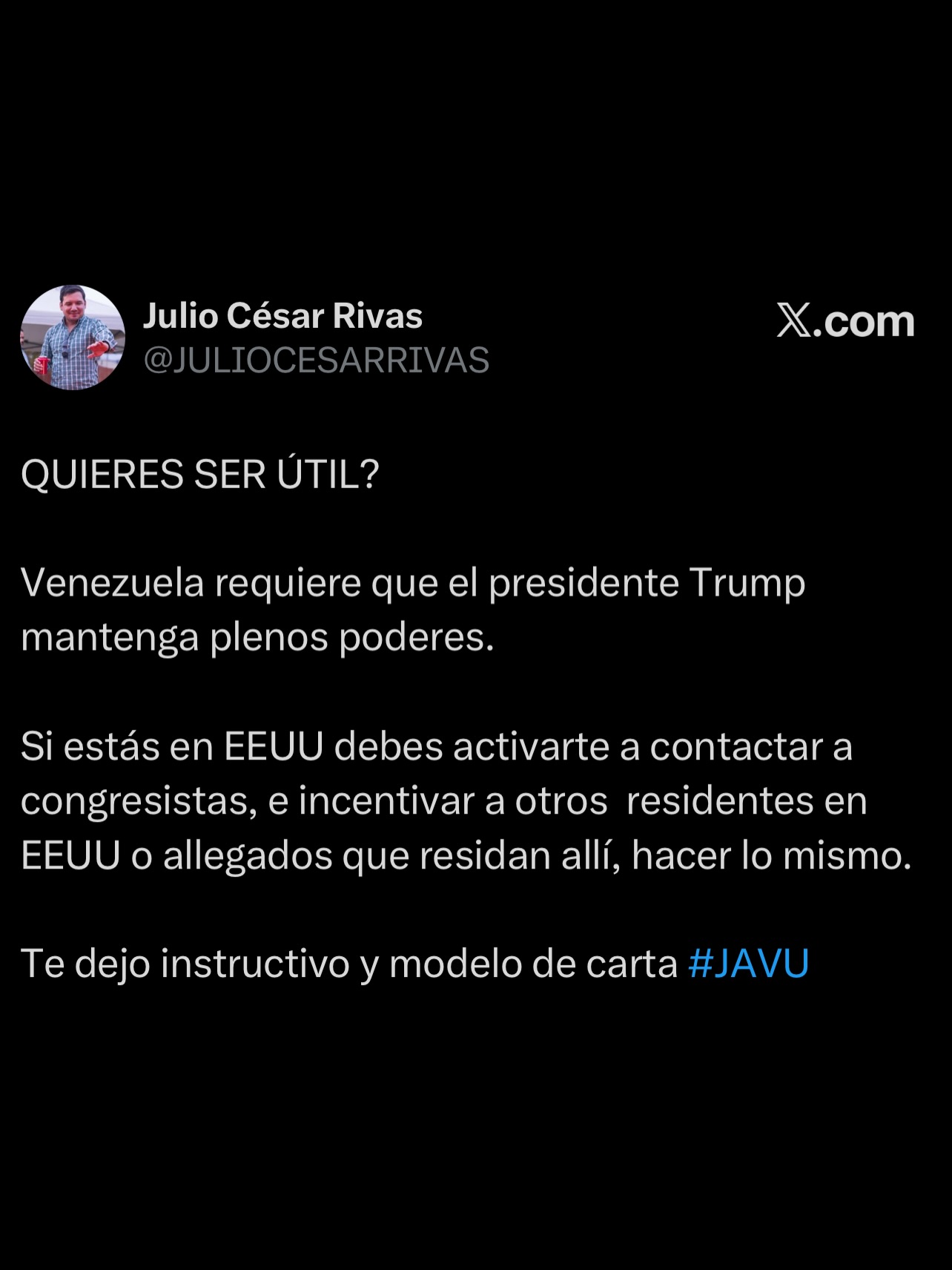 Julio Cesar Rivas Castillo