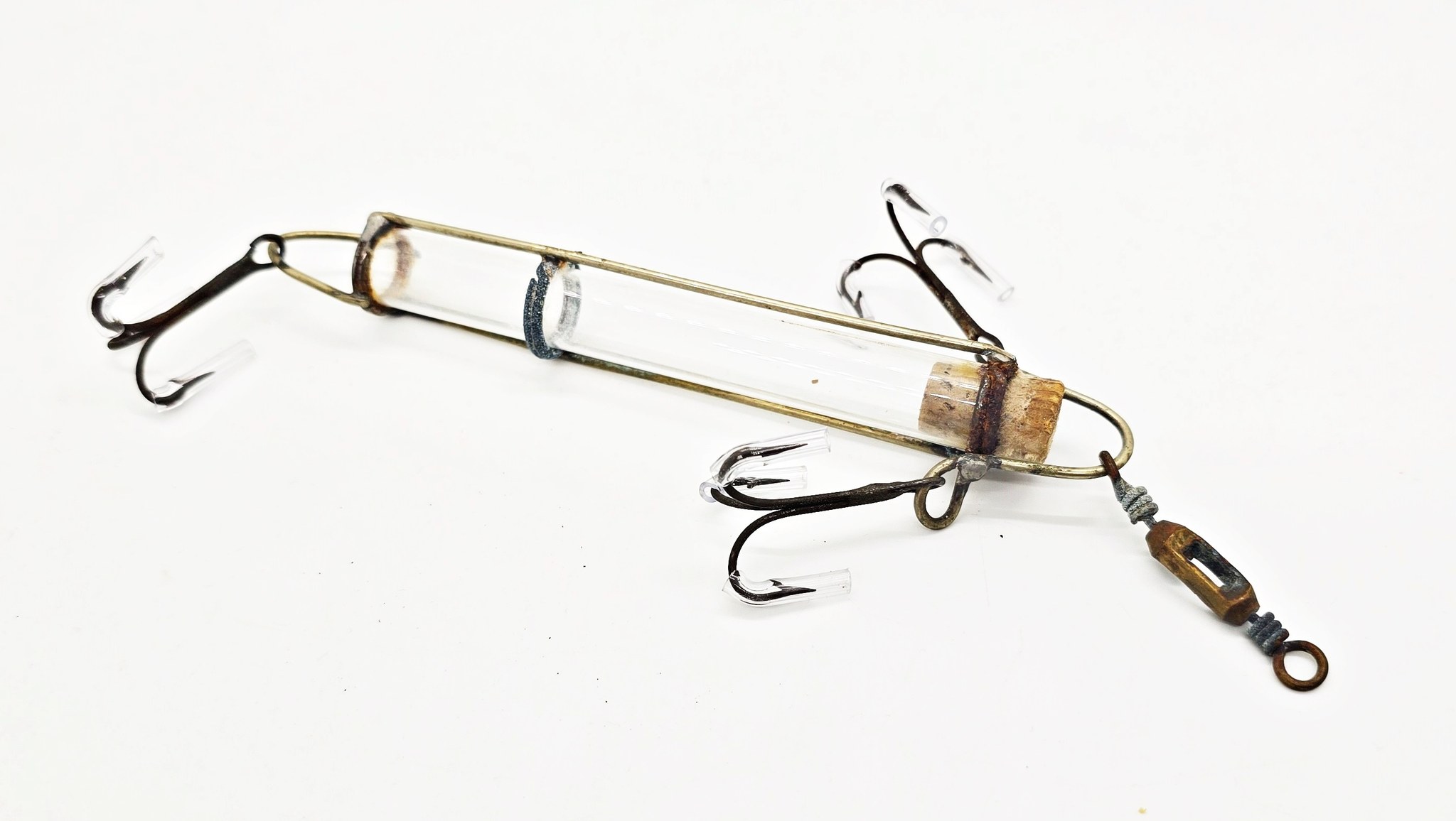 antique glass fishing lures Vintage Allcock Eye Norwich Spoon Lure For Sale Vintage glass minnow tube fishing