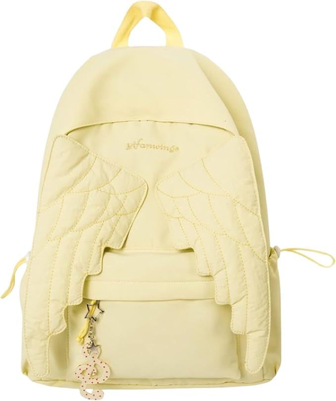 castiel wings mini backpack Prime Original Women Fashion Featuring whimsical wing details and a vibrant design Angel wing backpacks 14xx 🪽😇