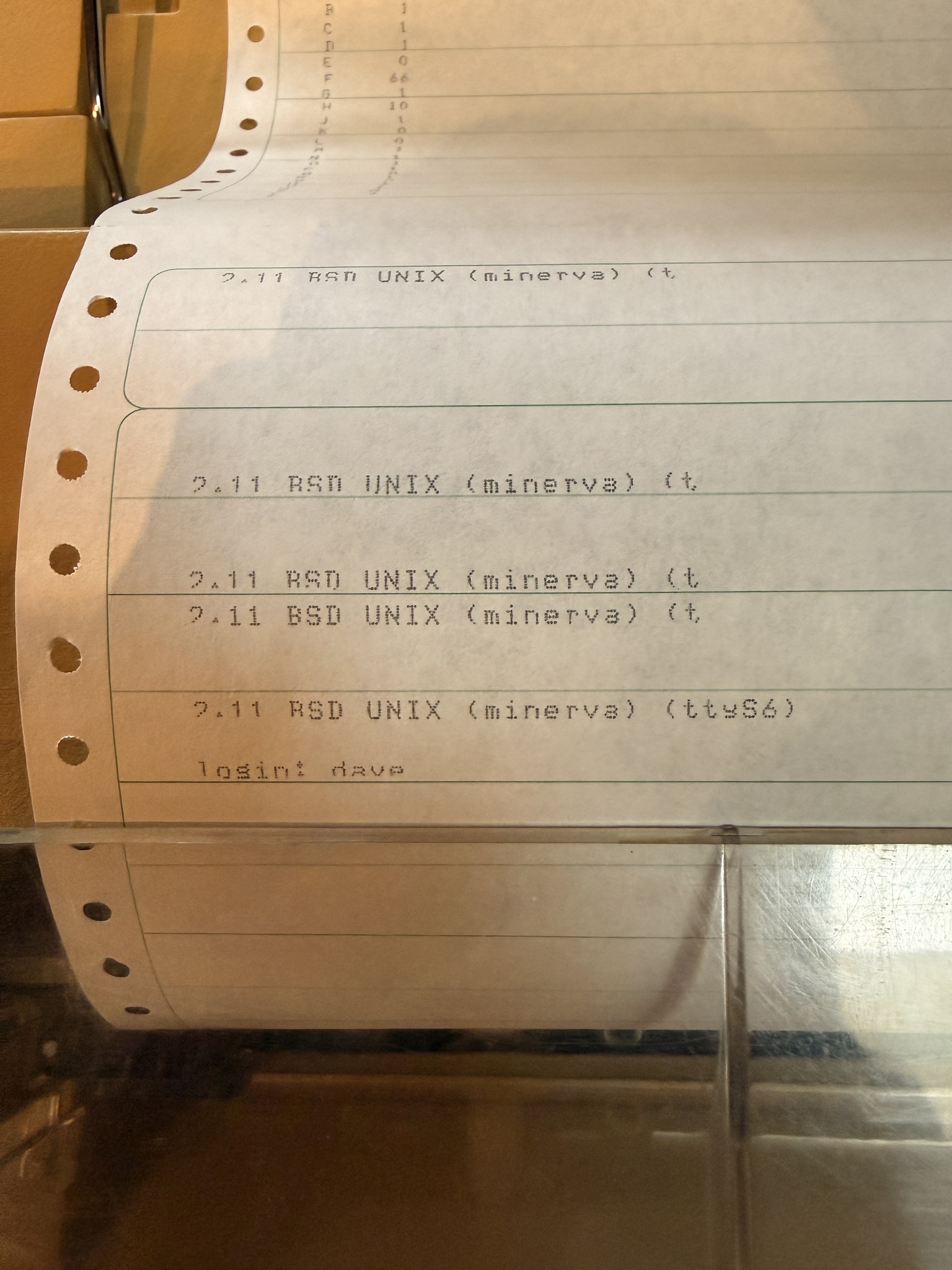 Why does DECWriter III only print 24 characters with PDP-11/83 at
