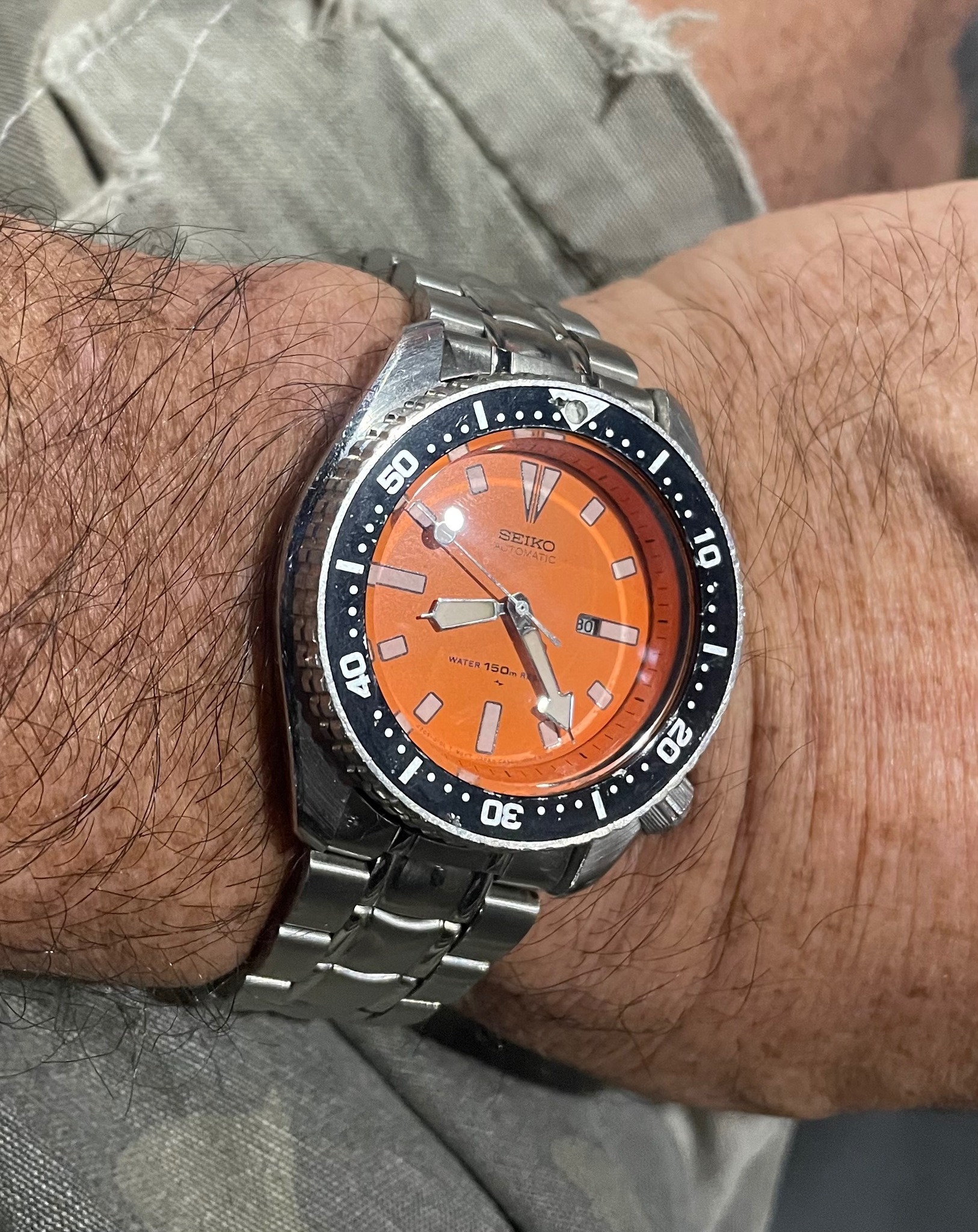 Seiko boys size diver. 4205-015A 50 SEIKO 10 80 АТЕЯ TER150 150 40