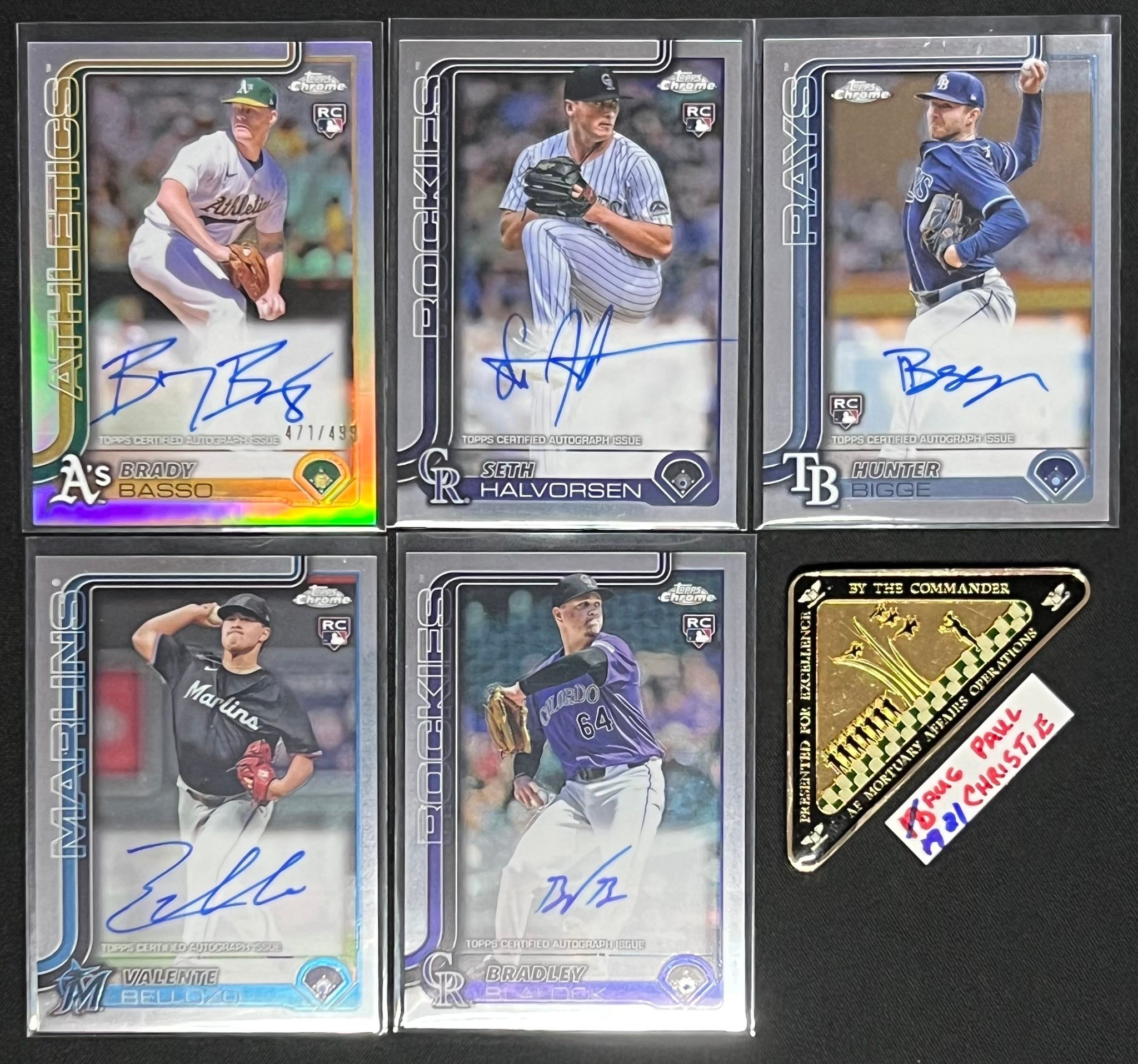 25 Topps Chrome - Clear me out Sale *****Please Add $4 BMWT - 1 