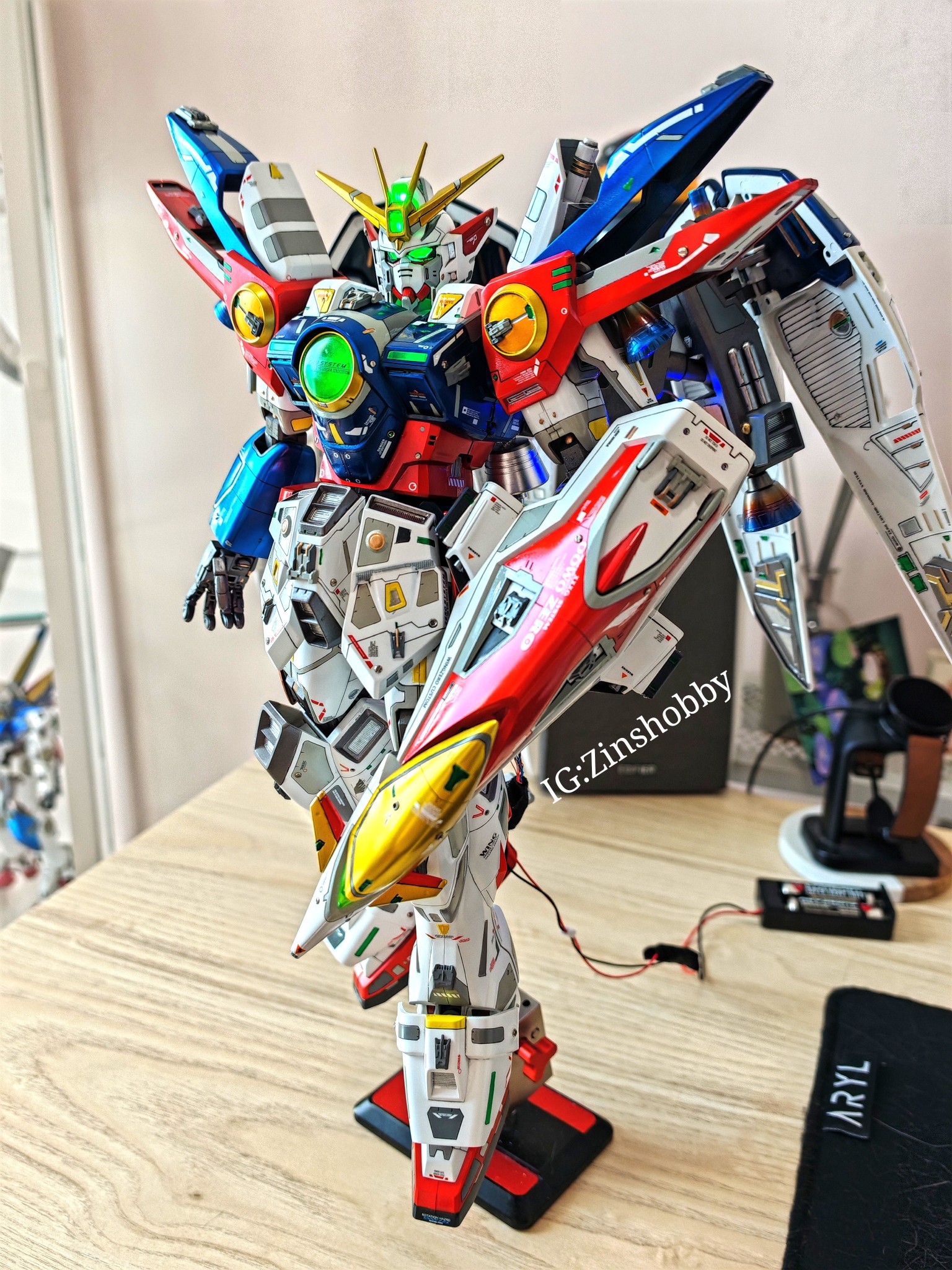 Completed HG 1/60 Gundam Wing Zero model