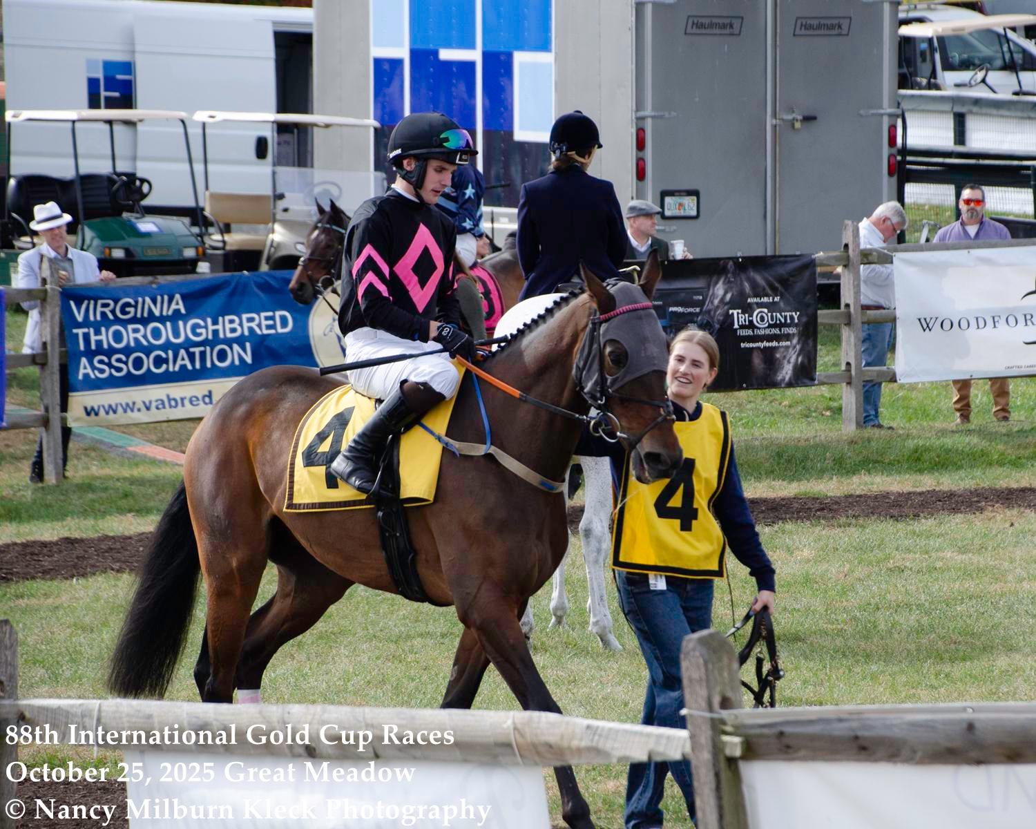 Nancy - In the paddock before the start of 4th race The William H ...