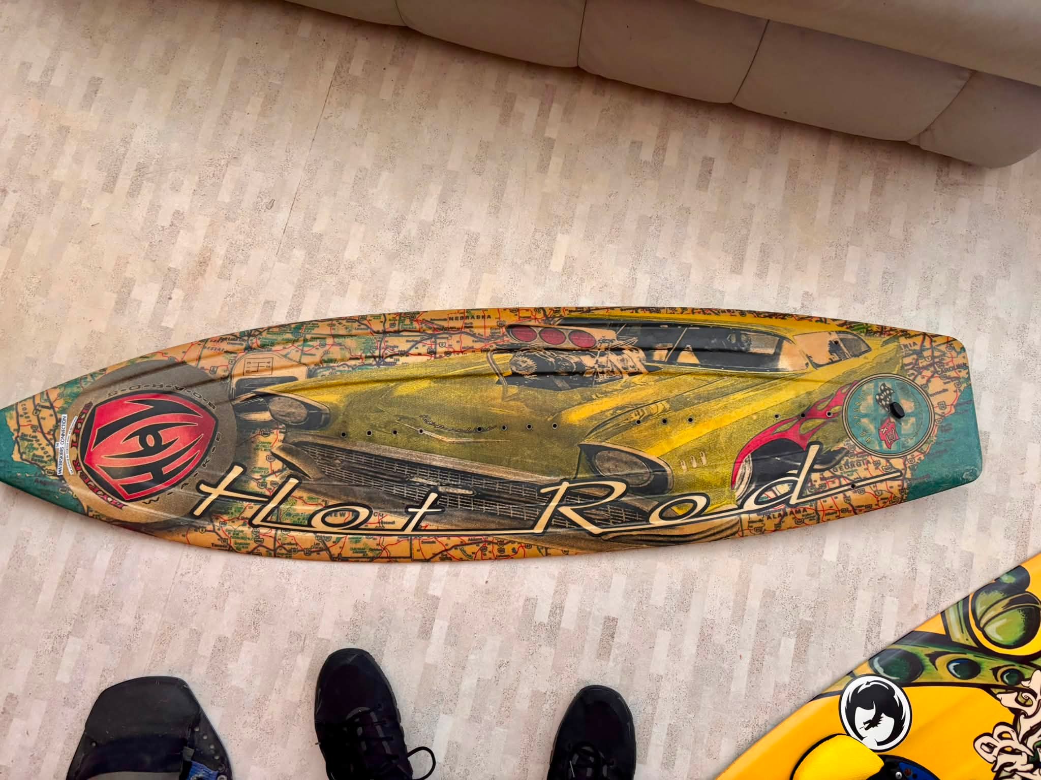 Hot Buttered surfboards from back in the day