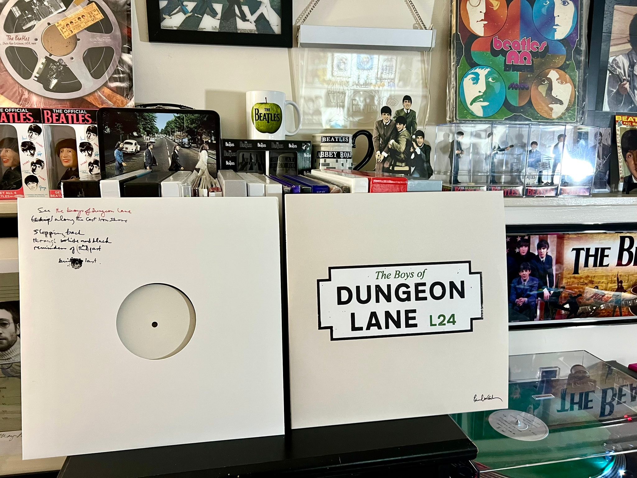 The Boys of Dungeon Lane silver vinyl release