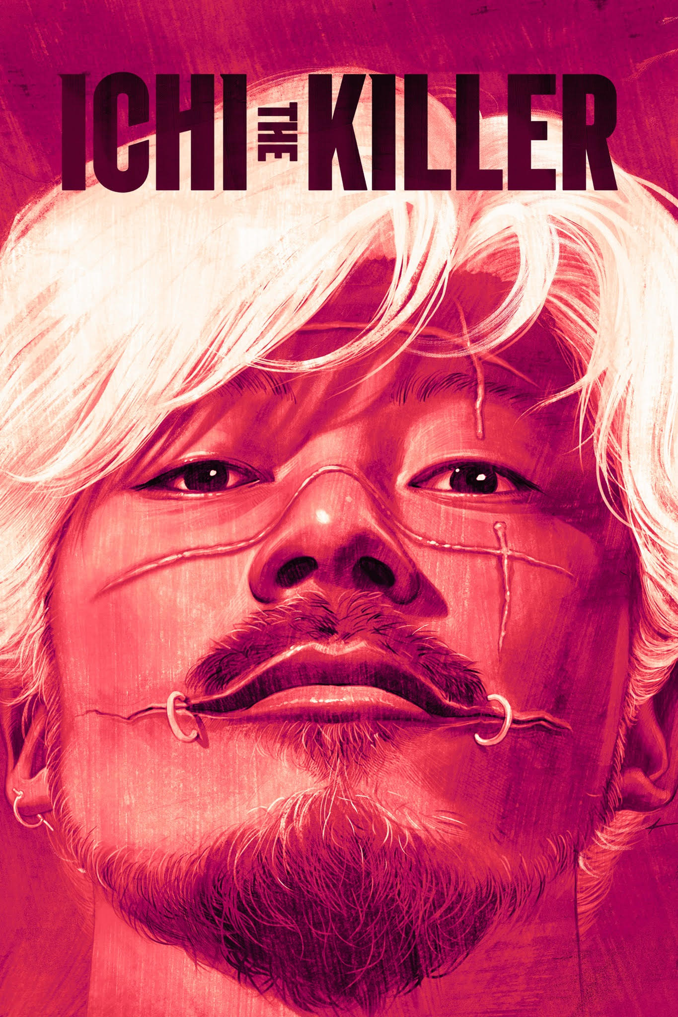 Official Japanese poster for ICHI THE KILLER (2001).