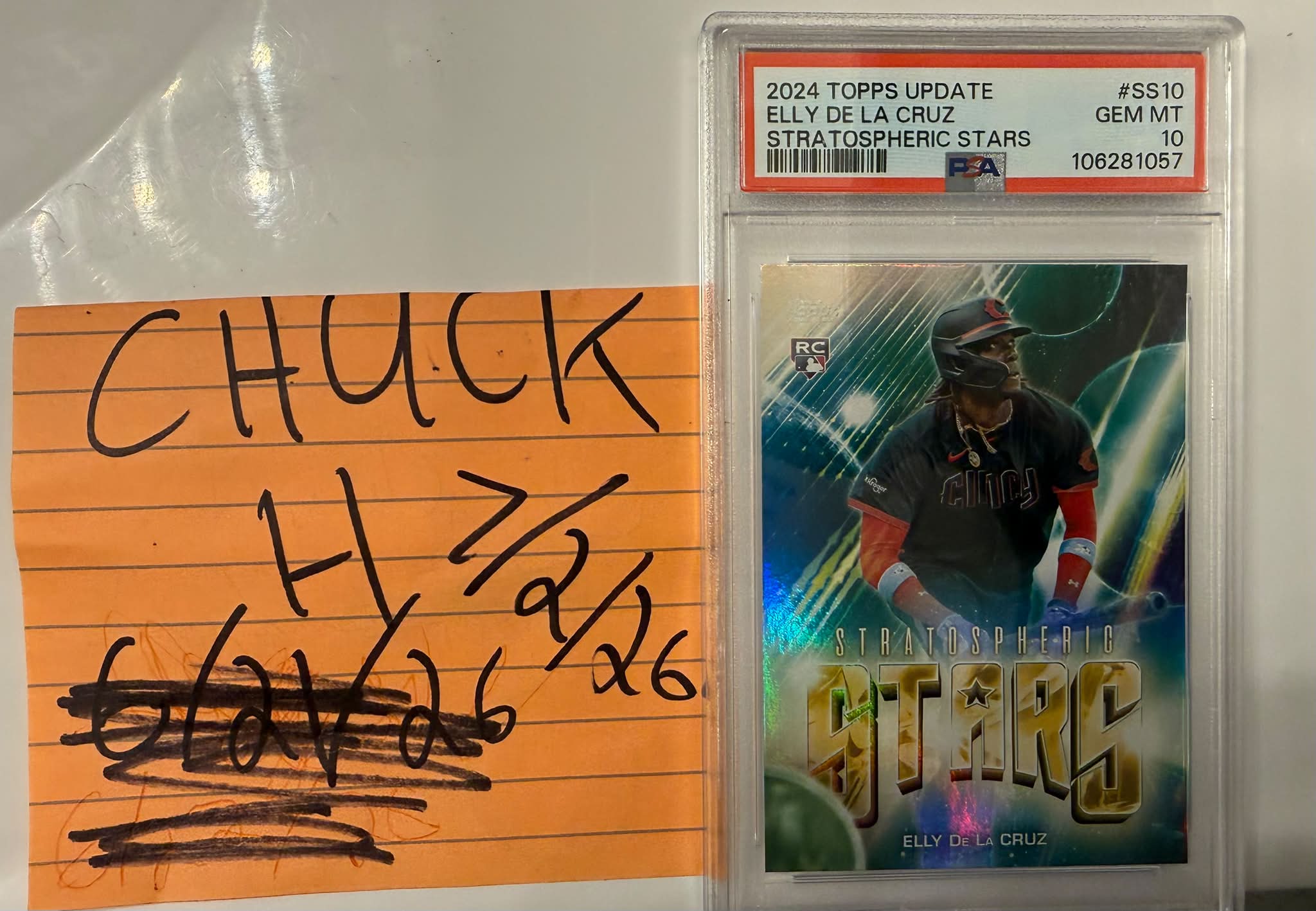 𝗙𝗜𝗥𝗦𝗧 𝗟𝗢𝗢𝗞: Here's the 2024 Topps Chrome Elly De La Cruz