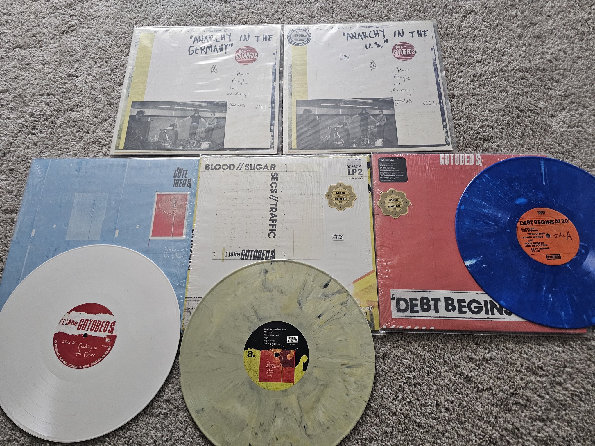 Rare Dwarves Blood Guts and Pussy Album with Cut Corner on Sub Pop