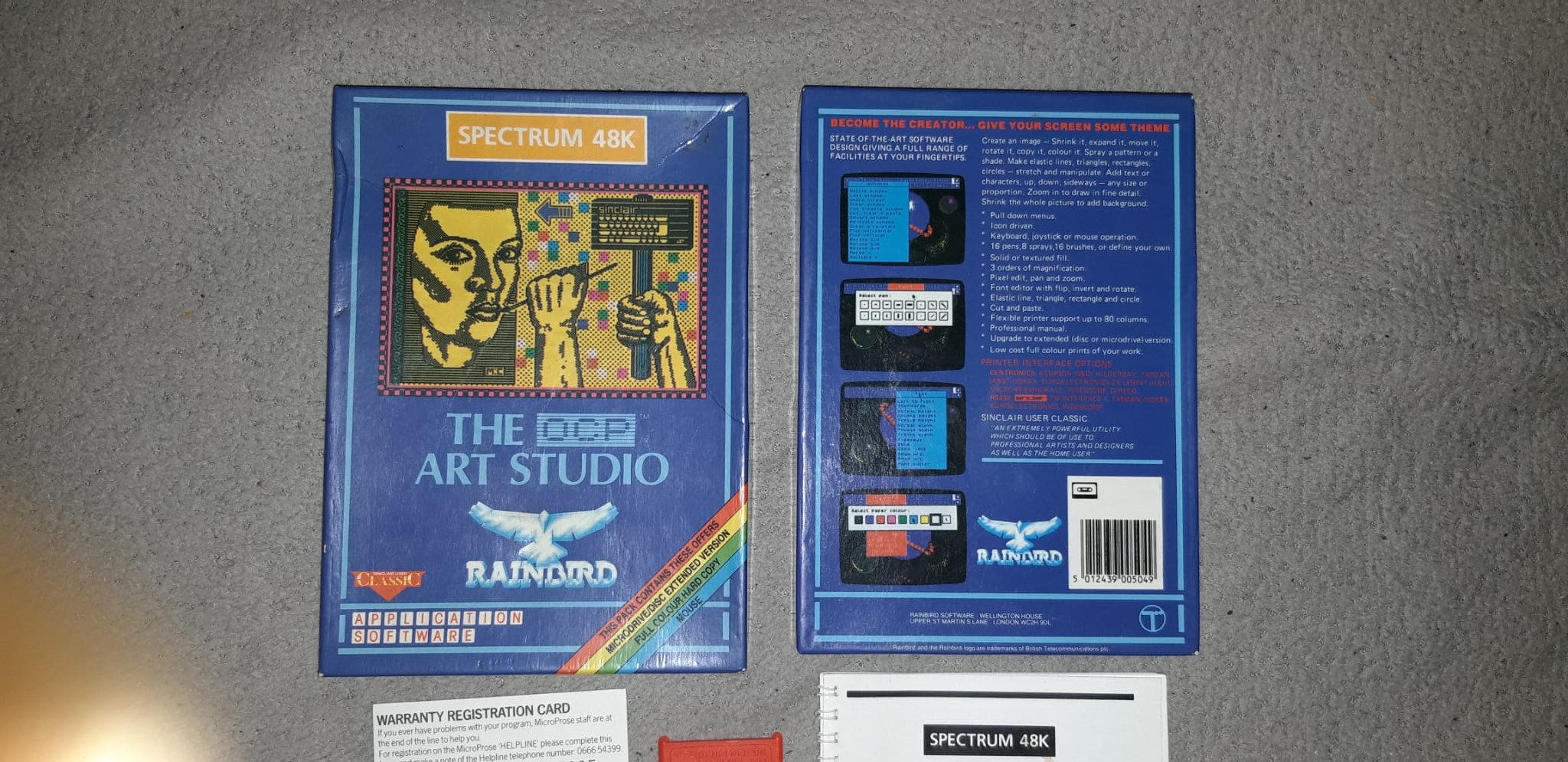 Vintage ZX Spectrum 48K console and manuals found