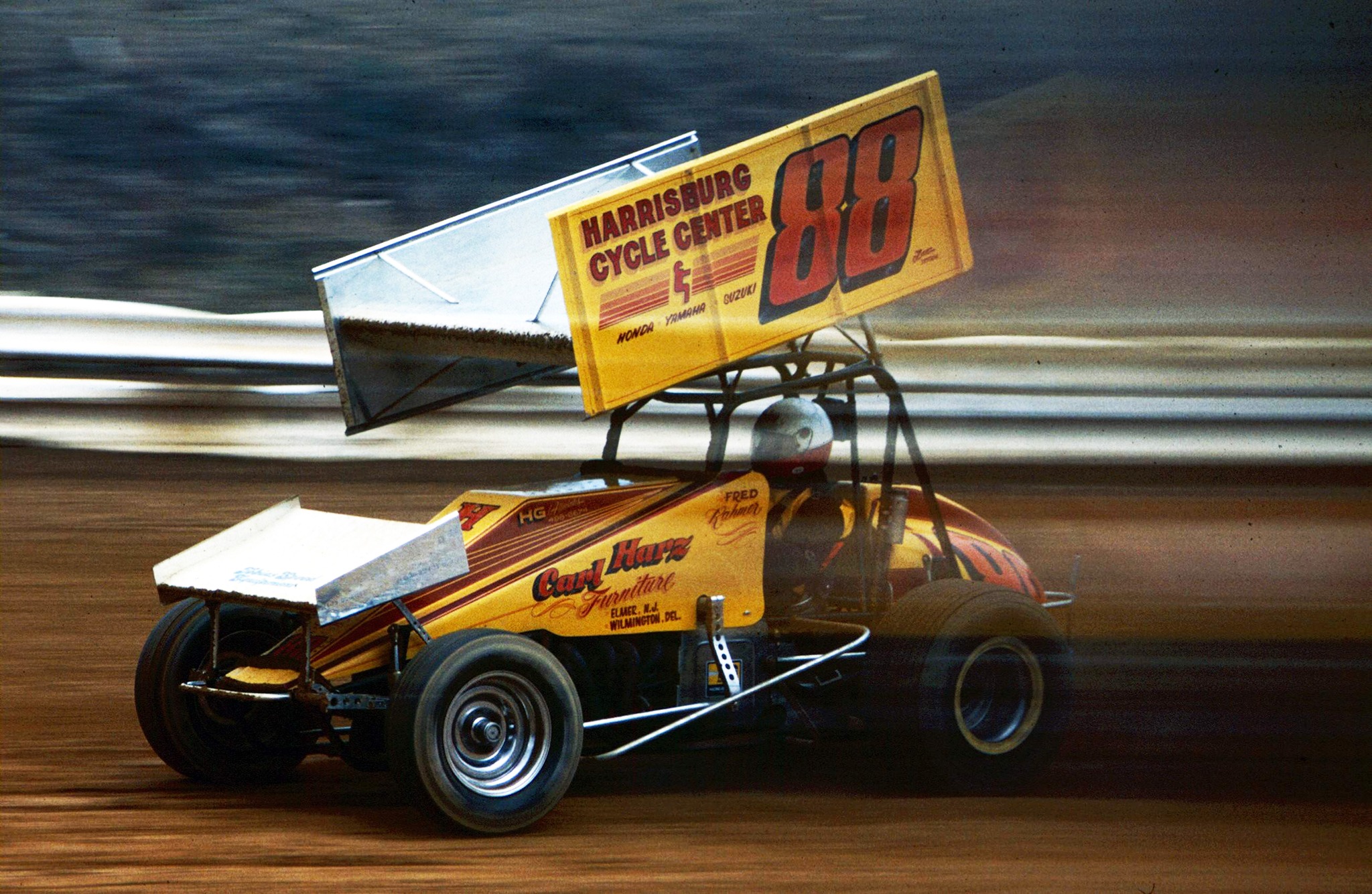 Racing Back in the Day | Sprint Car Racing at the Grove Fred Rahmer ...