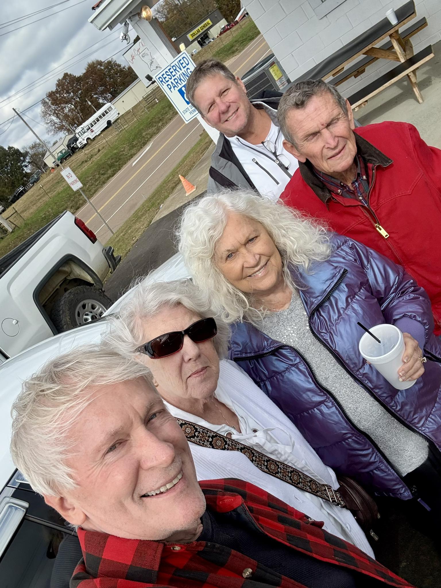 Carman - The wind was really whipping atop Ant-knee Hill. But we warmed ...