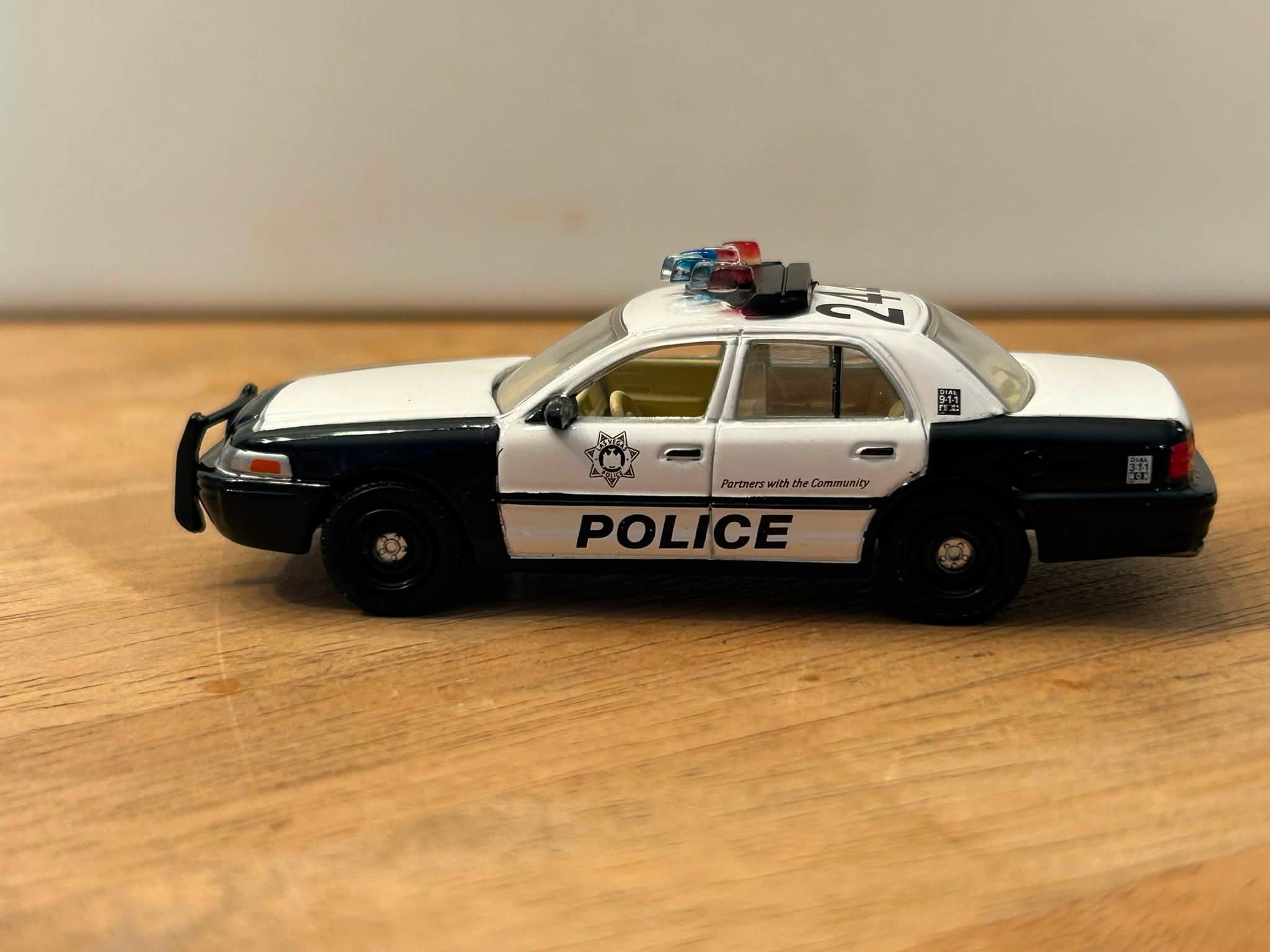 New NYPD Ford Crown Vic die-cast model from Greenlight