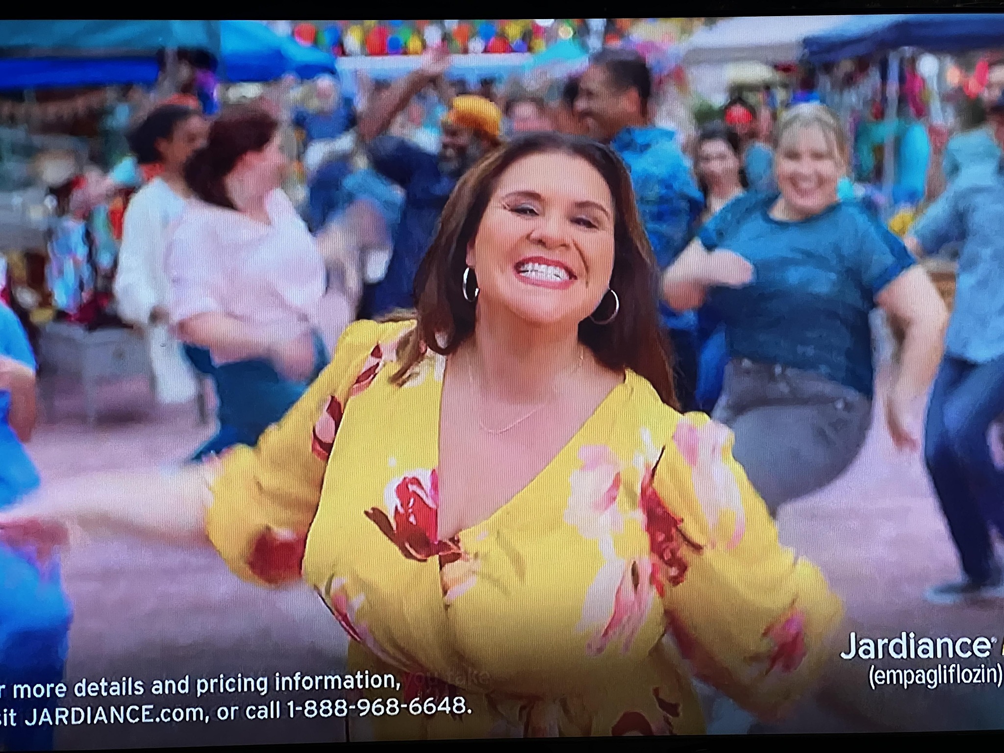 what happened to the jardiance lady in the yellow dress Annoying commercials need end jardiance commercial 2026