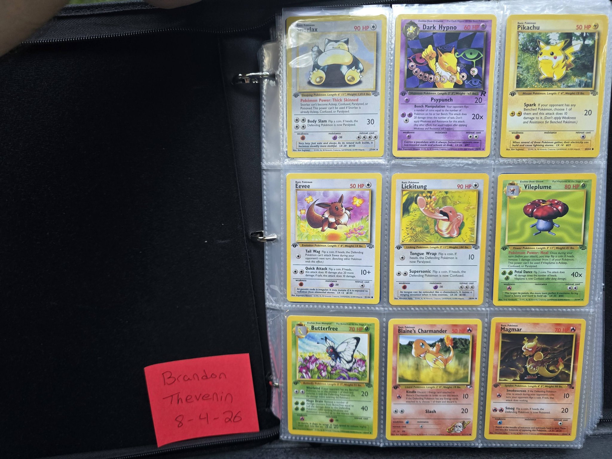 Pokémon TCG cards for sale or trade, including Pikachu, Eevee, and