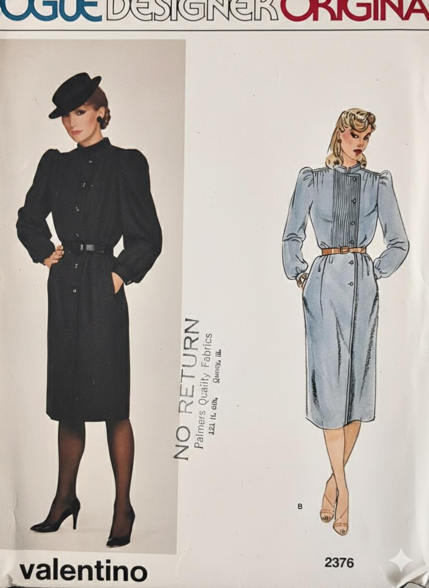 how to find the original designer of a dress What does Vogue American label mean on dress? Sewing pattern Size:42S Coat - 36 Waist Corset Mini Dress ~ redo:legend
